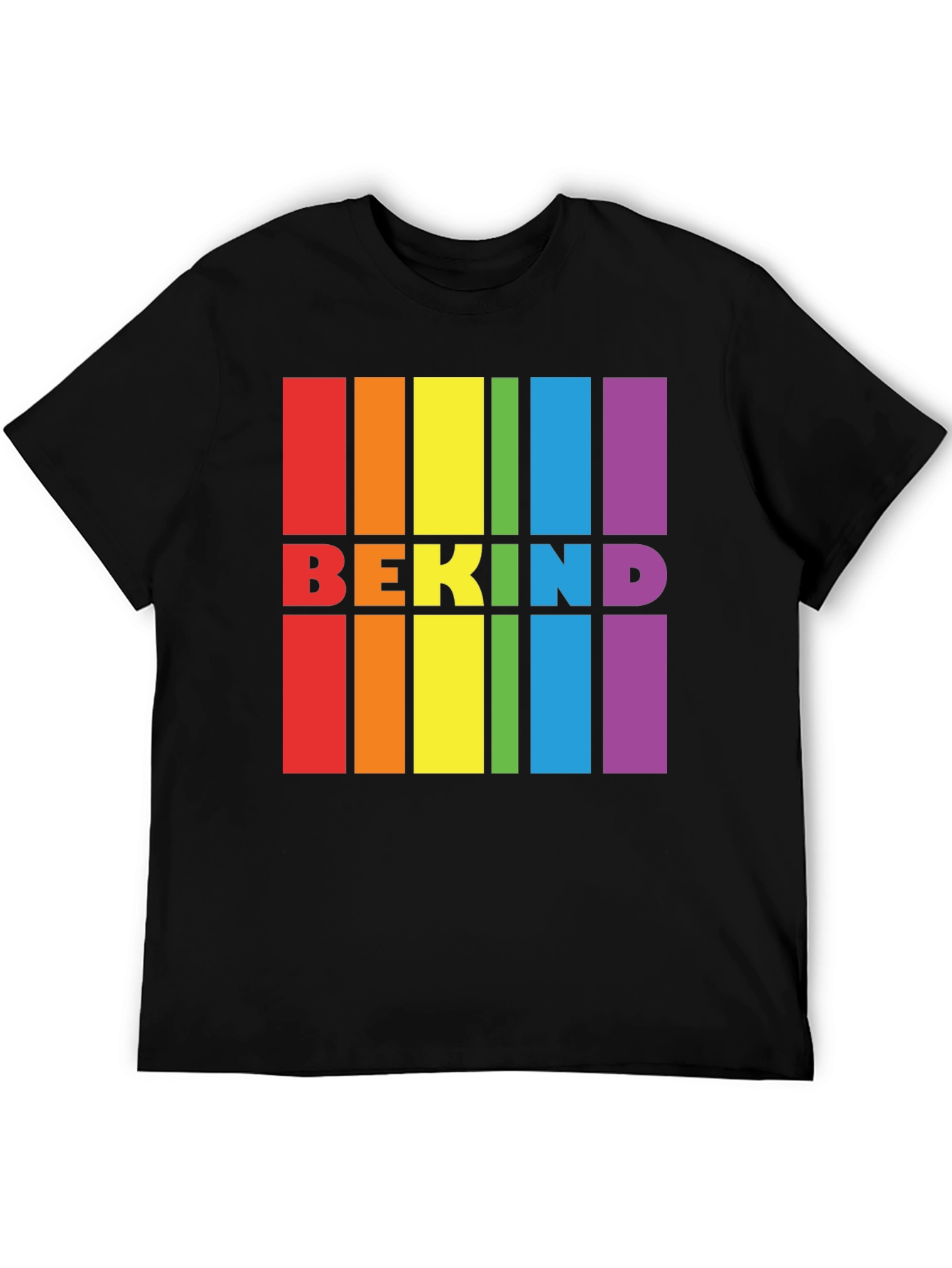 Be Kind Pride T-Shirt - Rainbow Graphic Tee