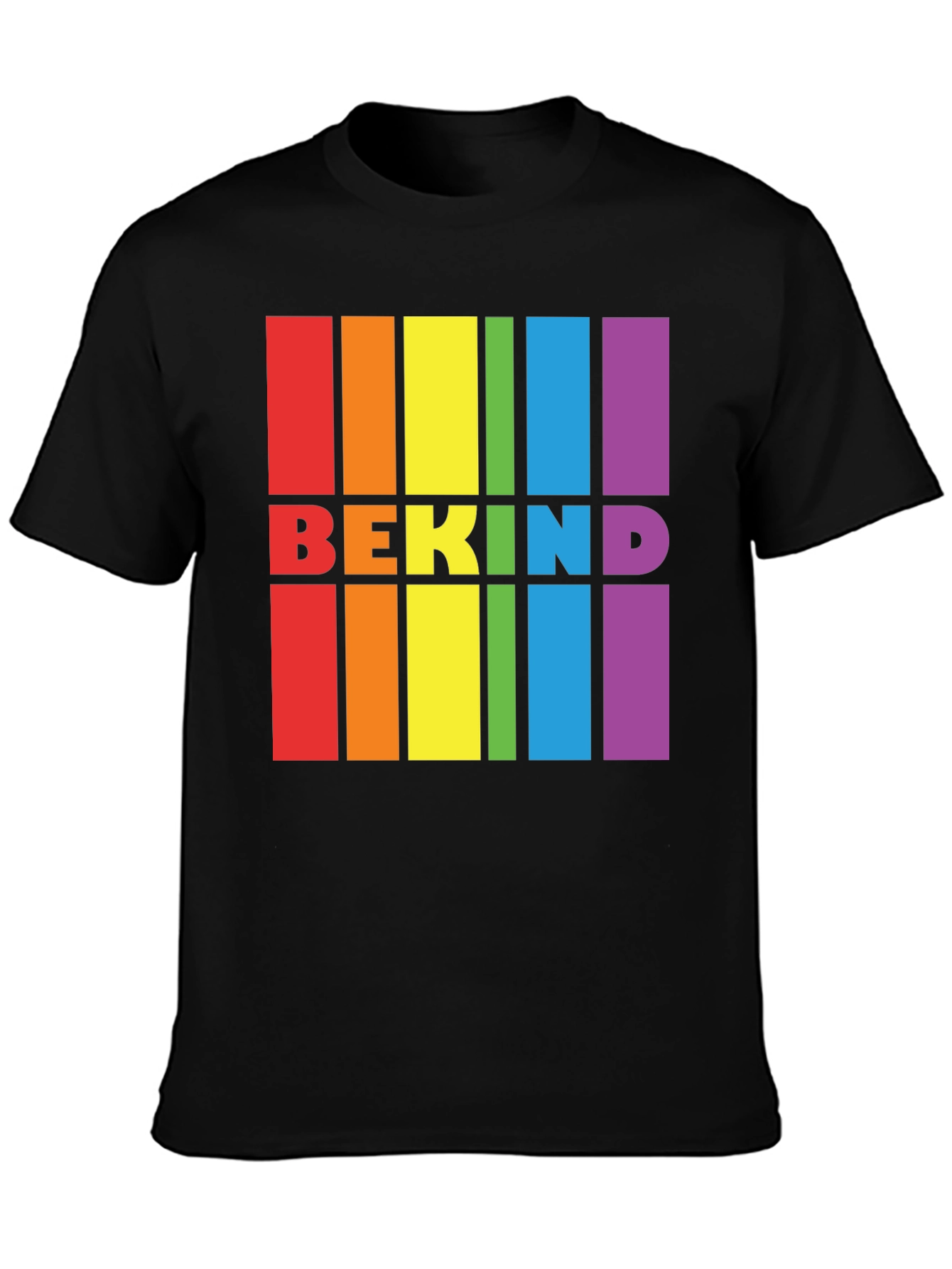 Be Kind Pride T-Shirt - Rainbow Graphic Tee