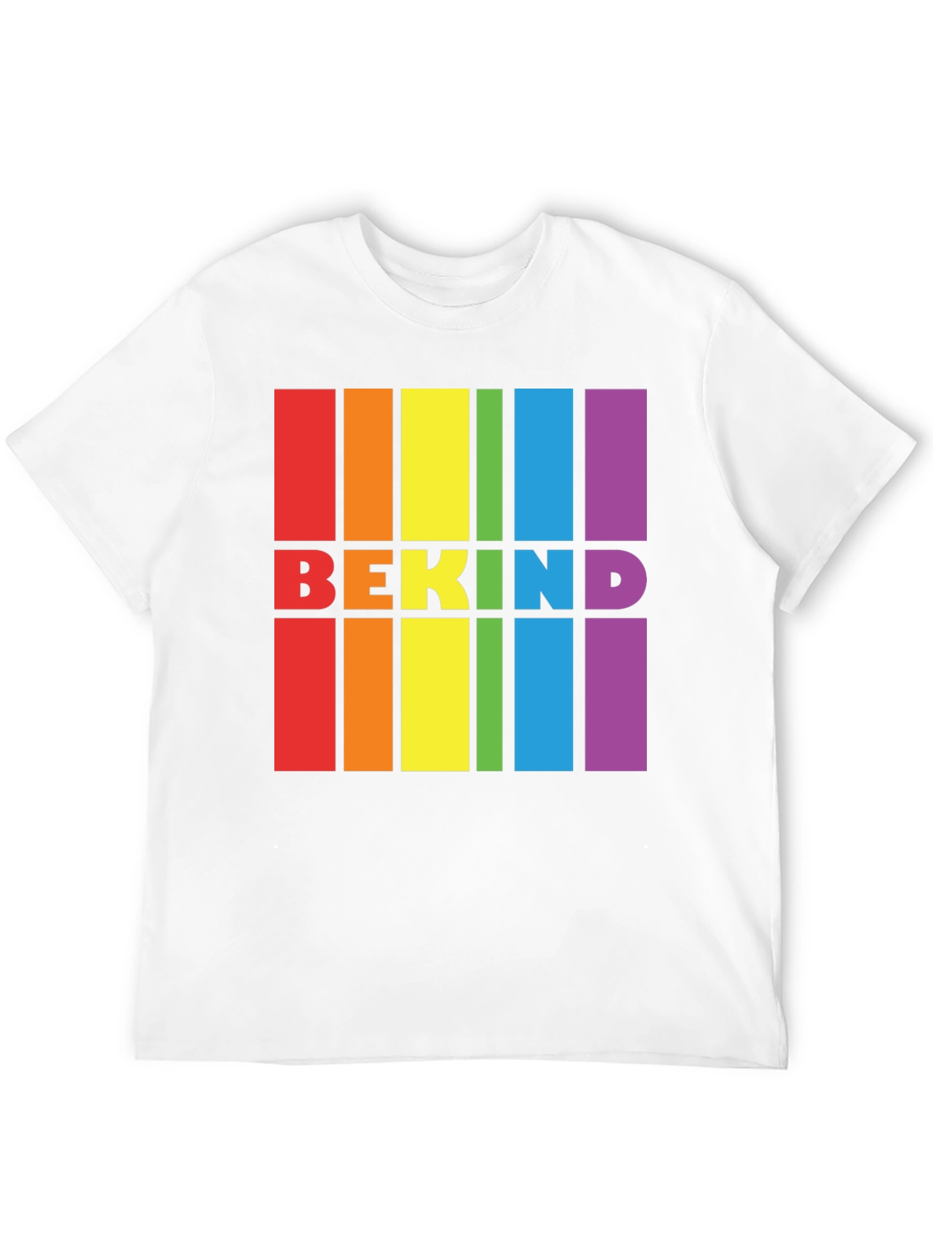 Be Kind Pride T-Shirt - Rainbow Graphic Tee