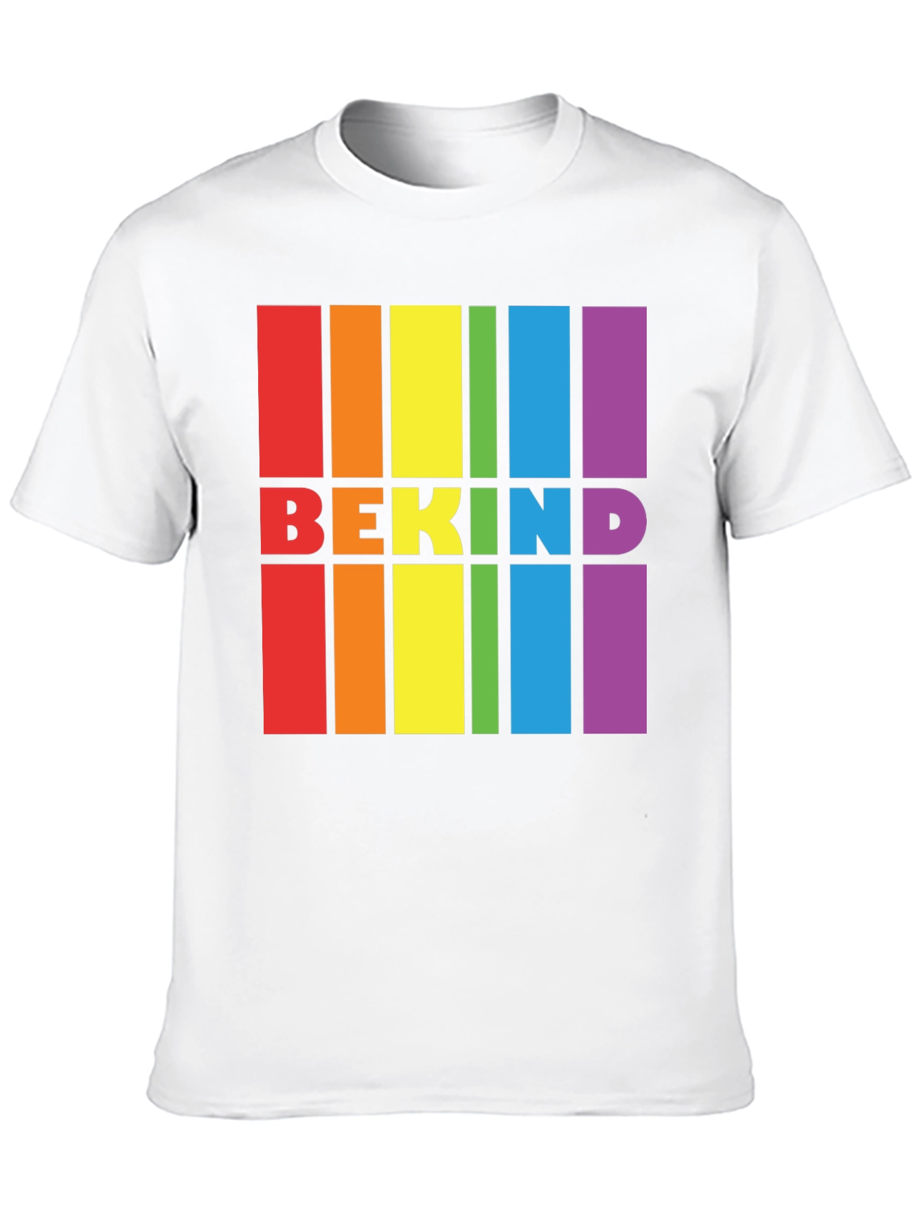 Be Kind Pride T-Shirt - Rainbow Graphic Tee