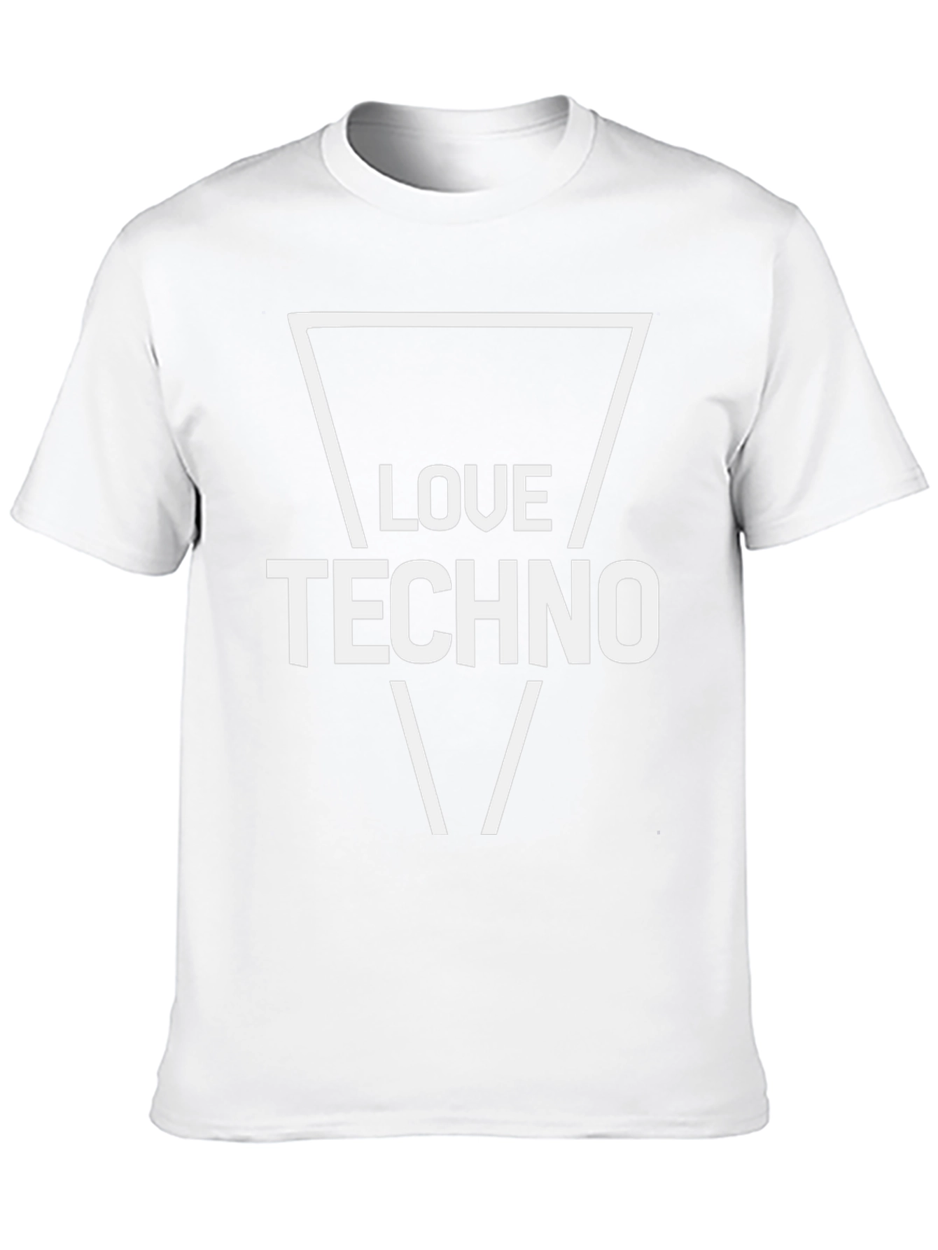 Love Techno Black Graphic Tee