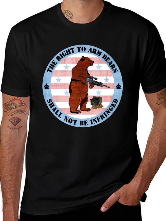 Right to Arm Bears T-Shirt - Patriotic Graphic Tee