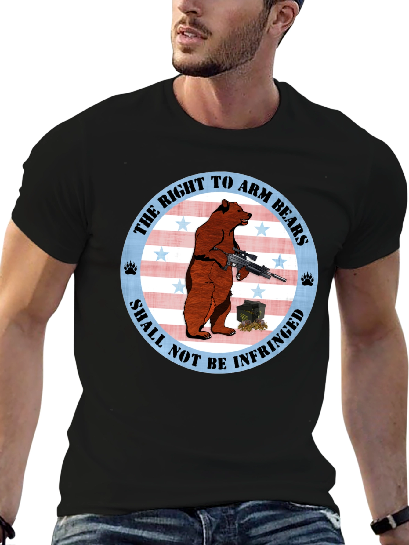 Right to Arm Bears T-Shirt - Patriotic Graphic Tee