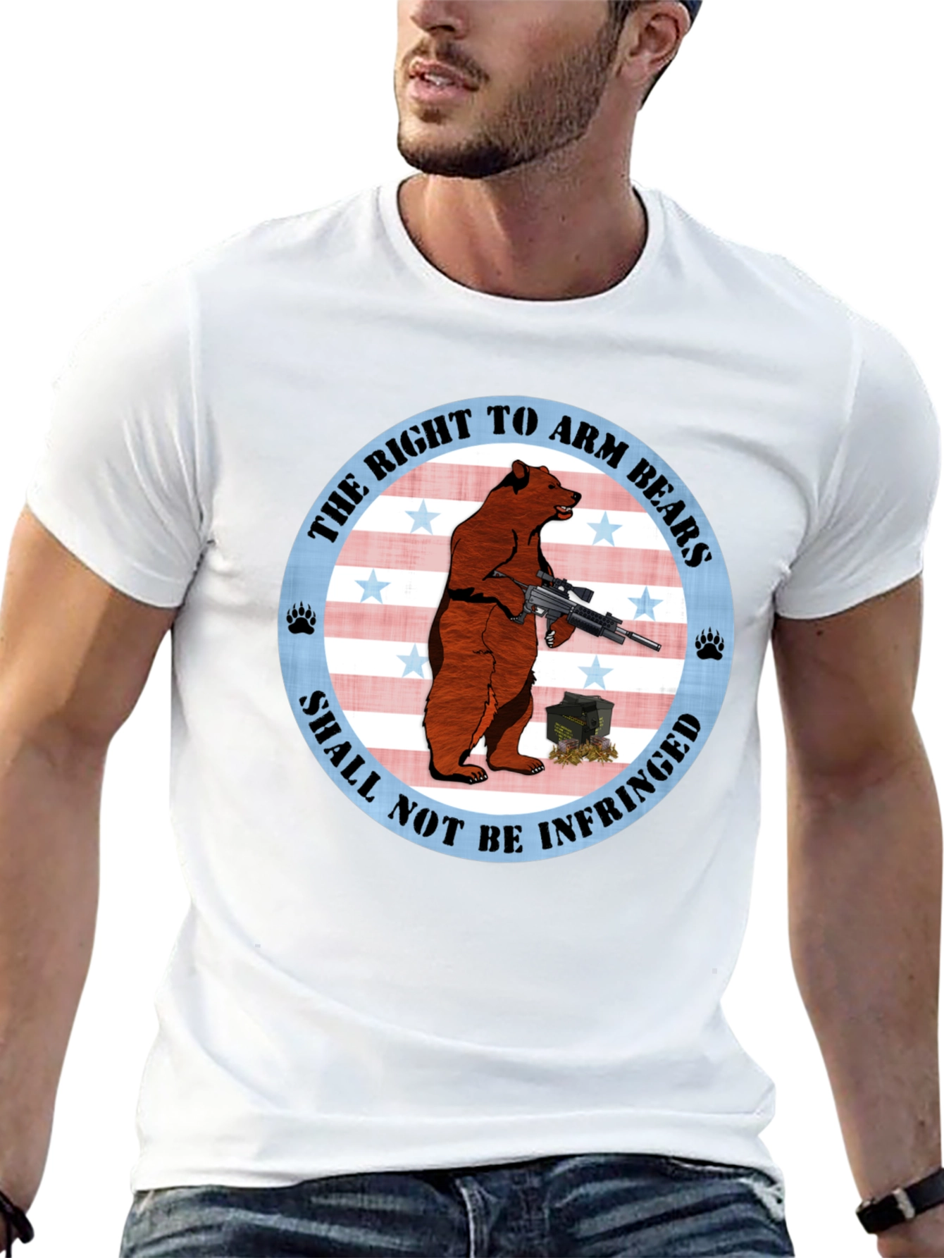 Right to Arm Bears T-Shirt - Patriotic Graphic Tee