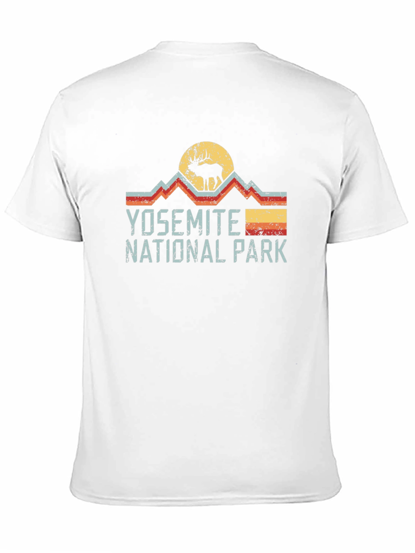 Yosemite National Park Retro Graphic Tee - Black