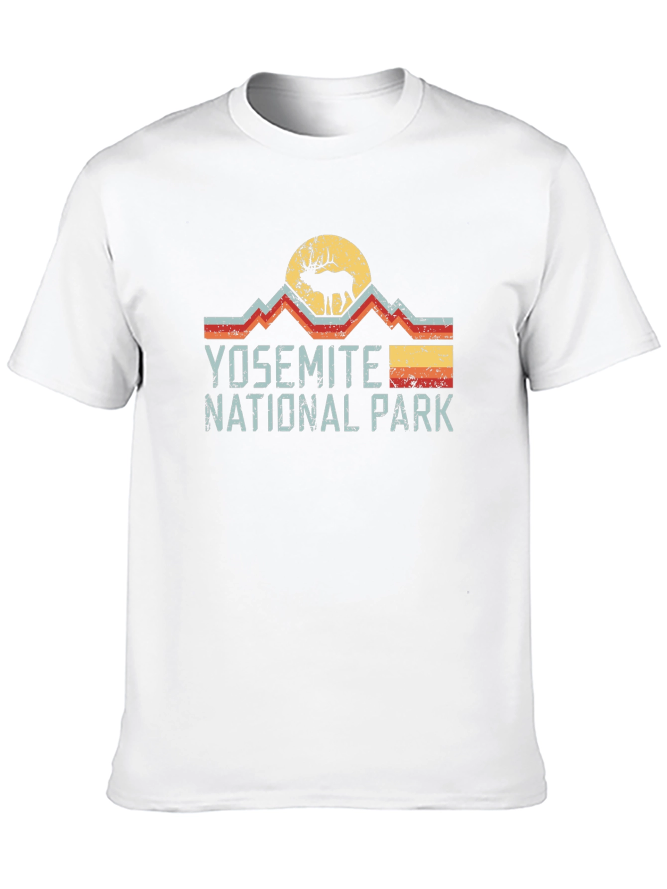 Yosemite National Park Retro Graphic Tee - Black