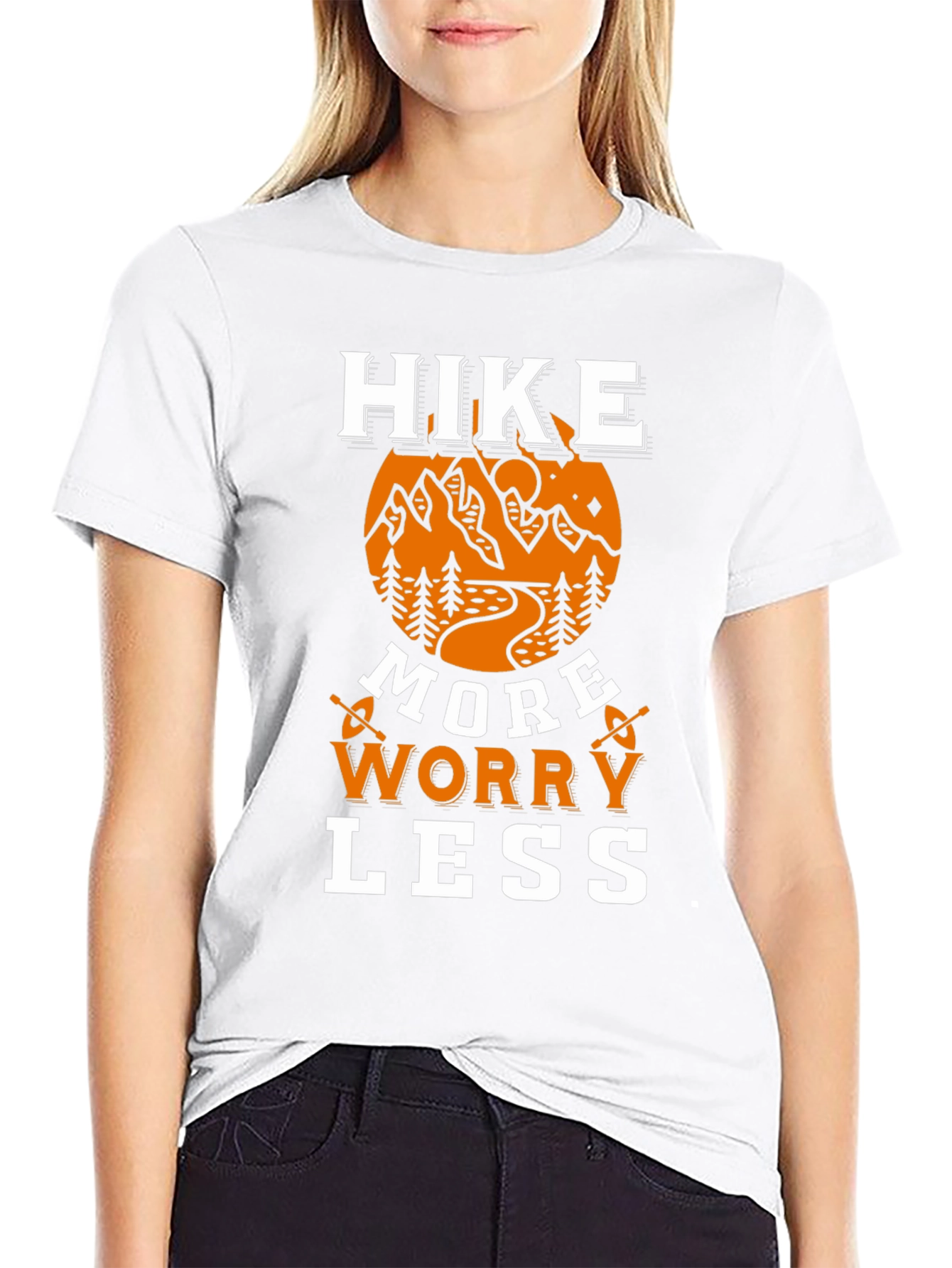 Hike More Worry Less Graphic Tee
