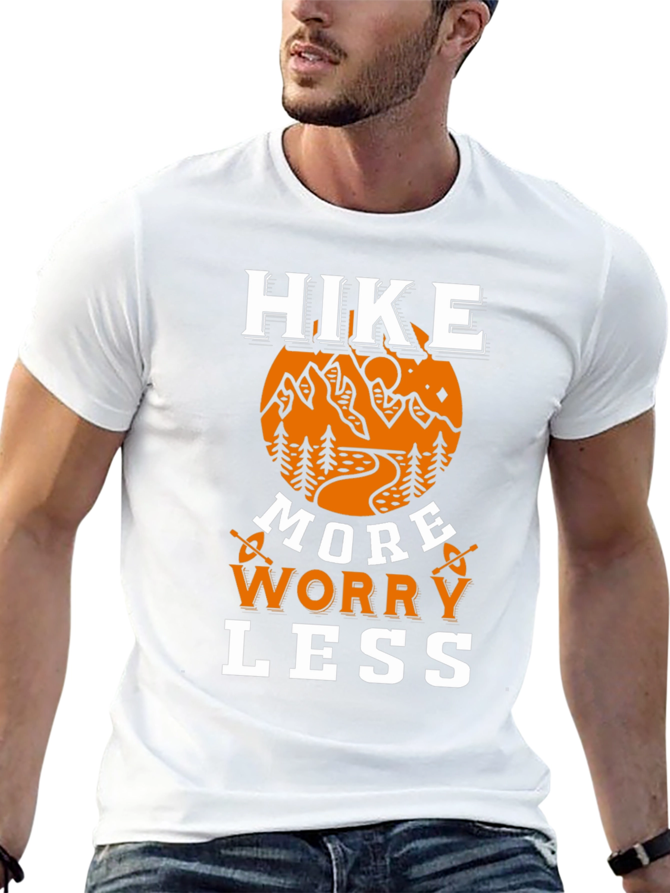 Hike More Worry Less Graphic Tee