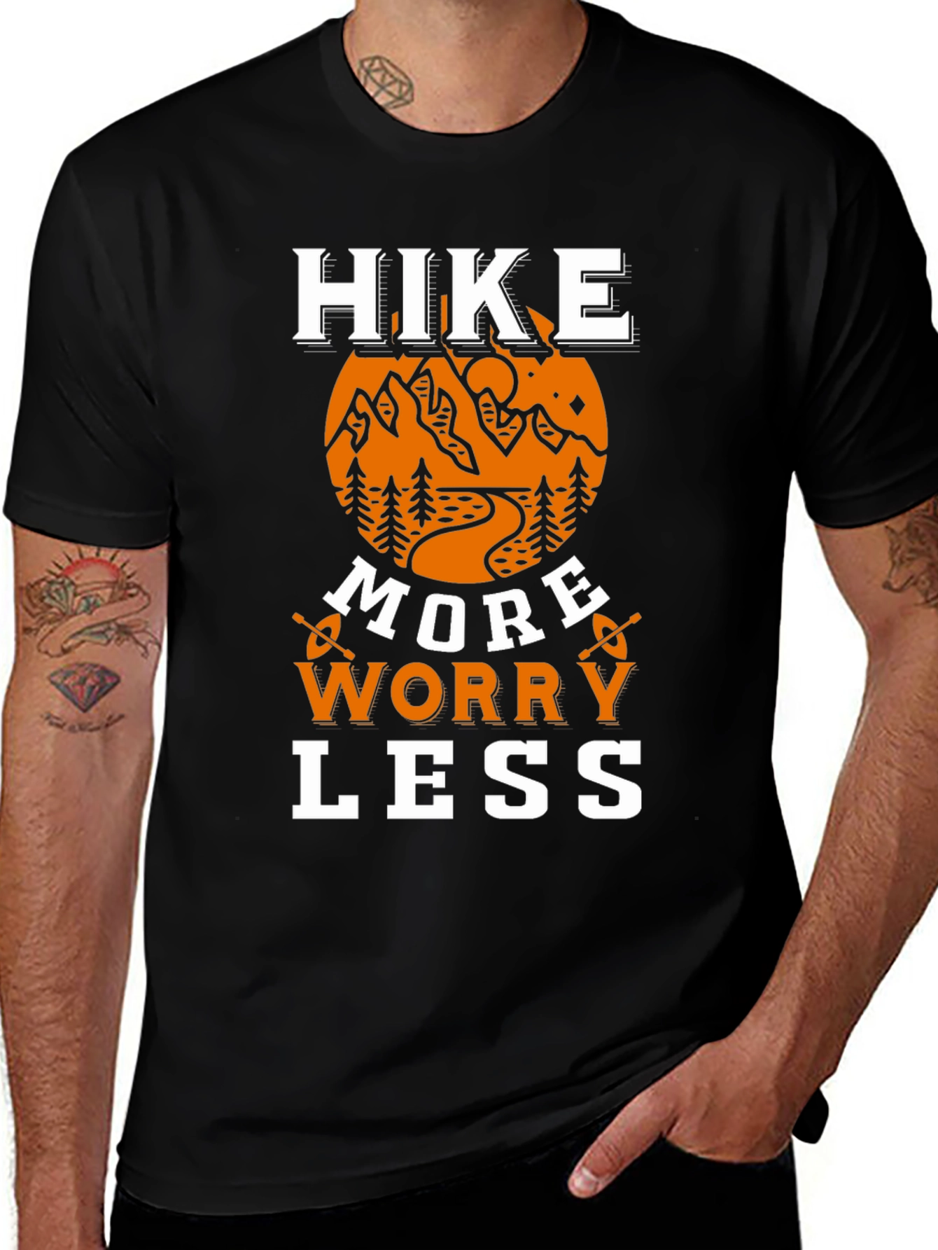 Hike More Worry Less Graphic Tee