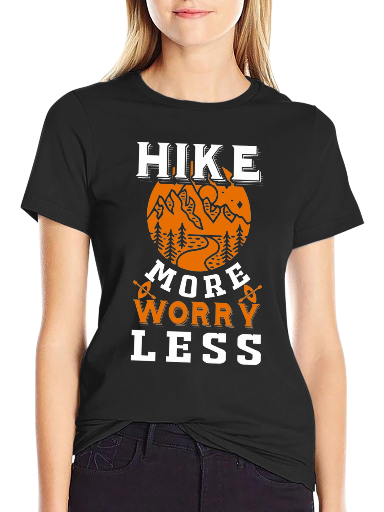 Hike More Worry Less Graphic Tee