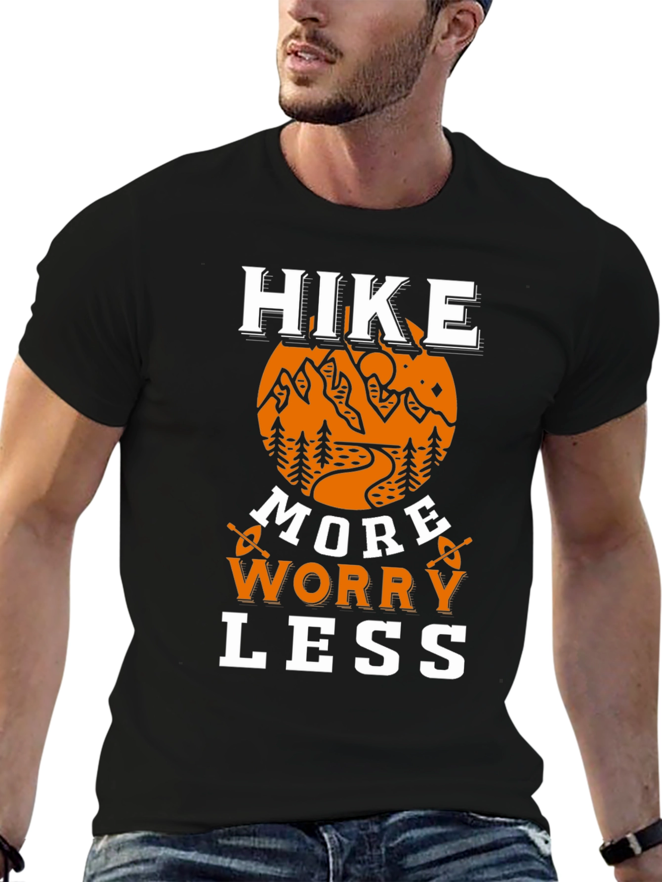 Hike More Worry Less Graphic Tee