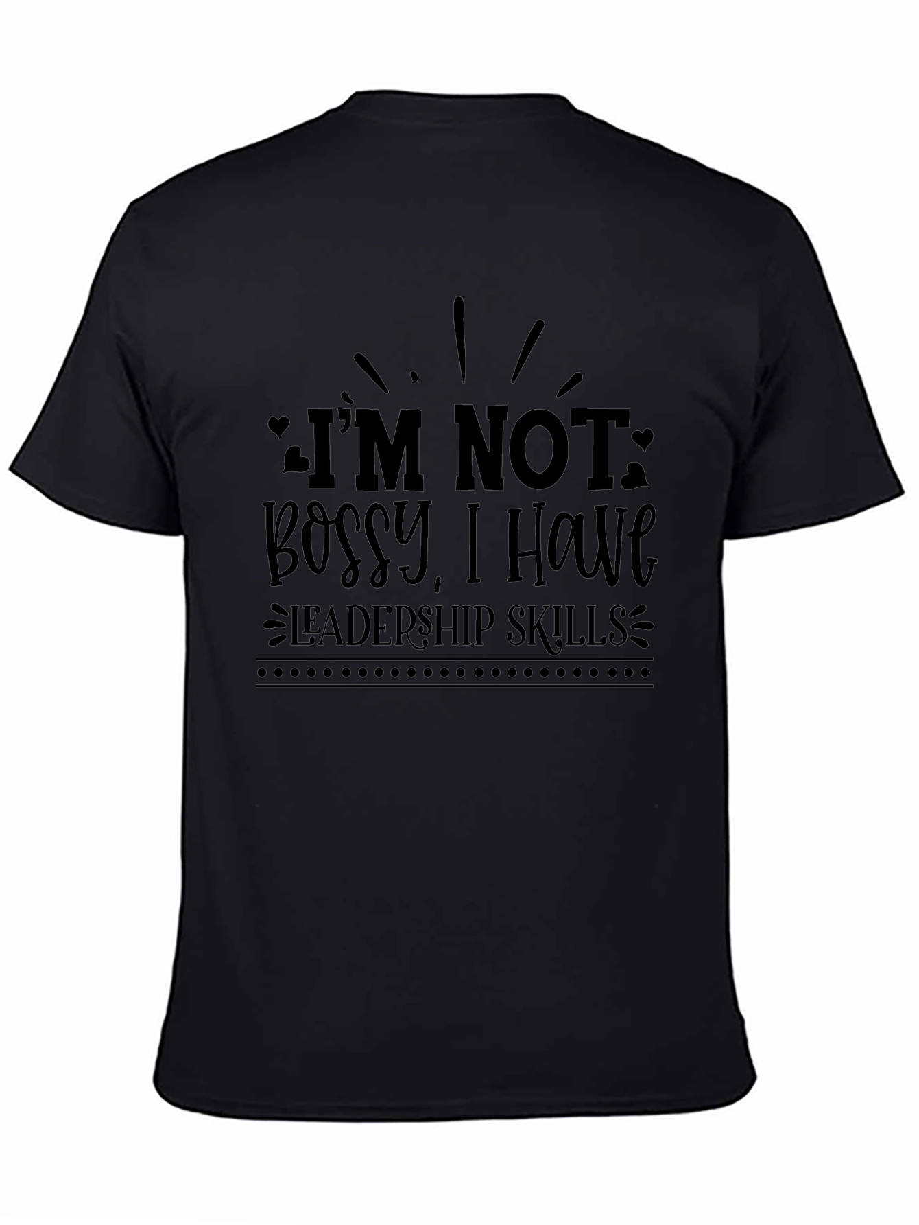 Leadership Skills Graphic Tee - Black