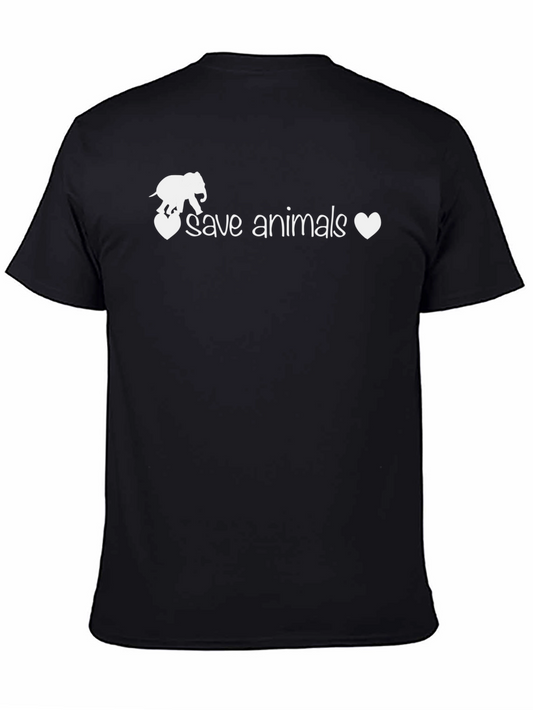 Save Animals Graphic T-Shirt