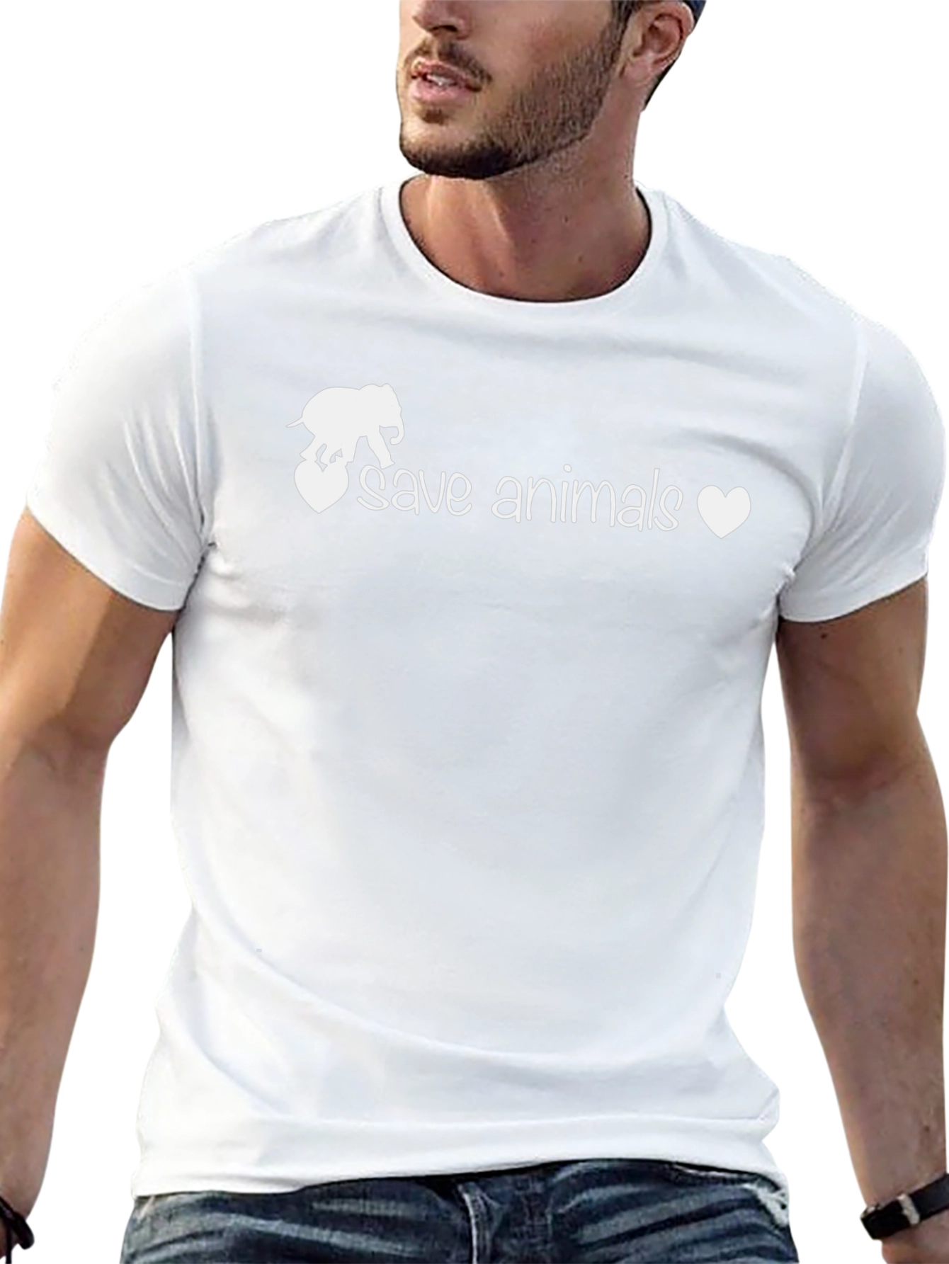 Save Animals Graphic T-Shirt