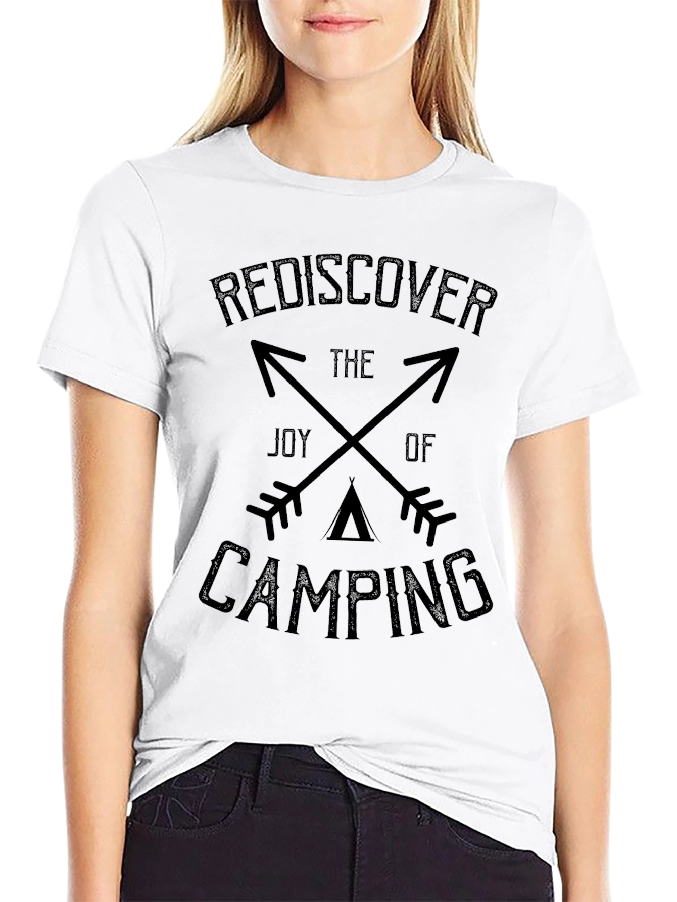 Rediscover Camping Graphic Tee - Black