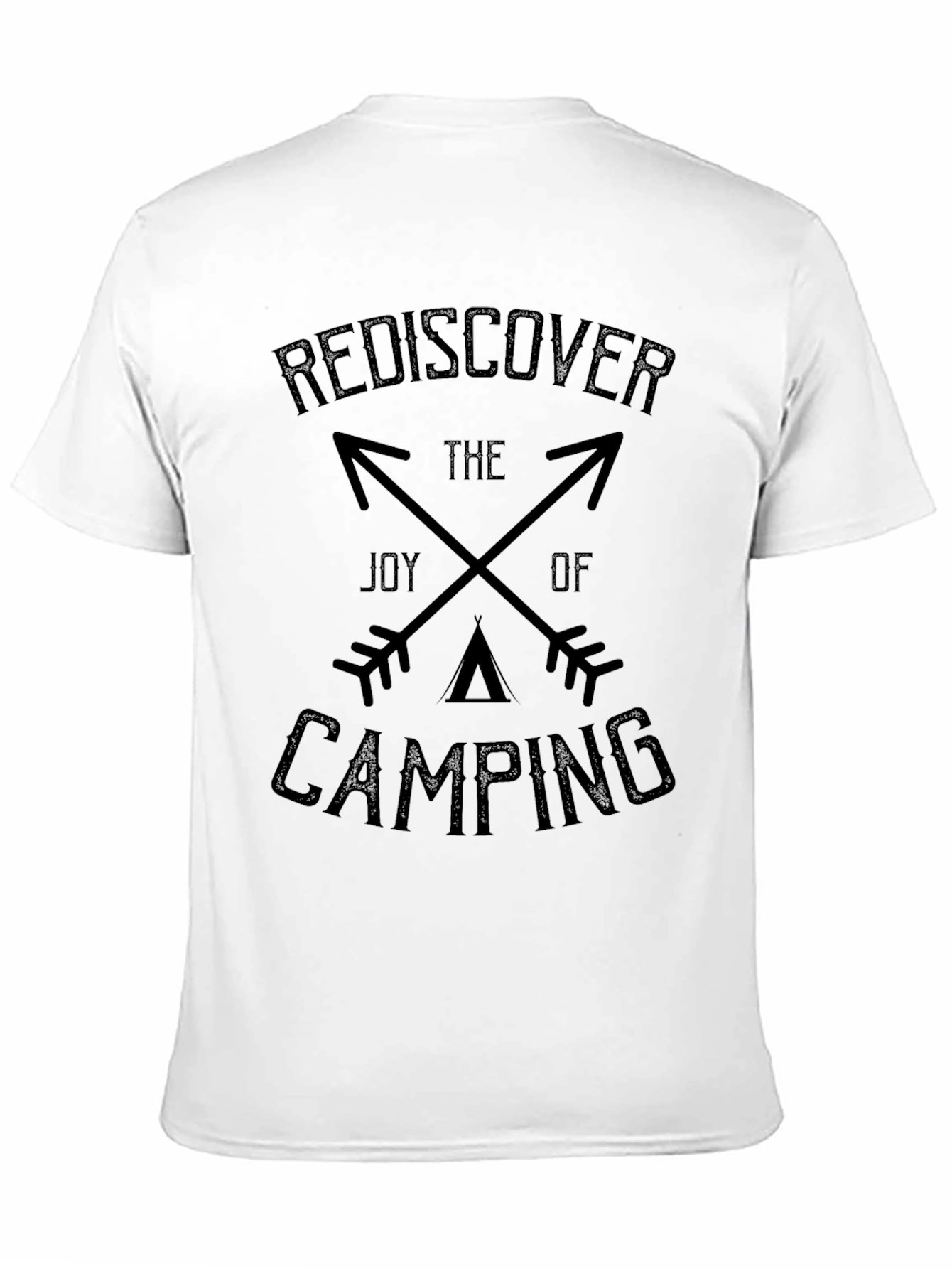 Rediscover Camping Graphic Tee - Black