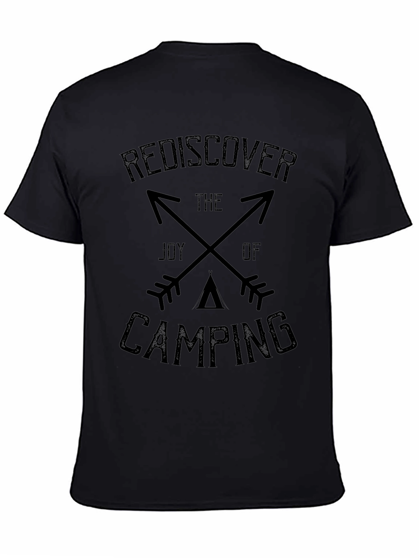 Rediscover Camping Graphic Tee - Black