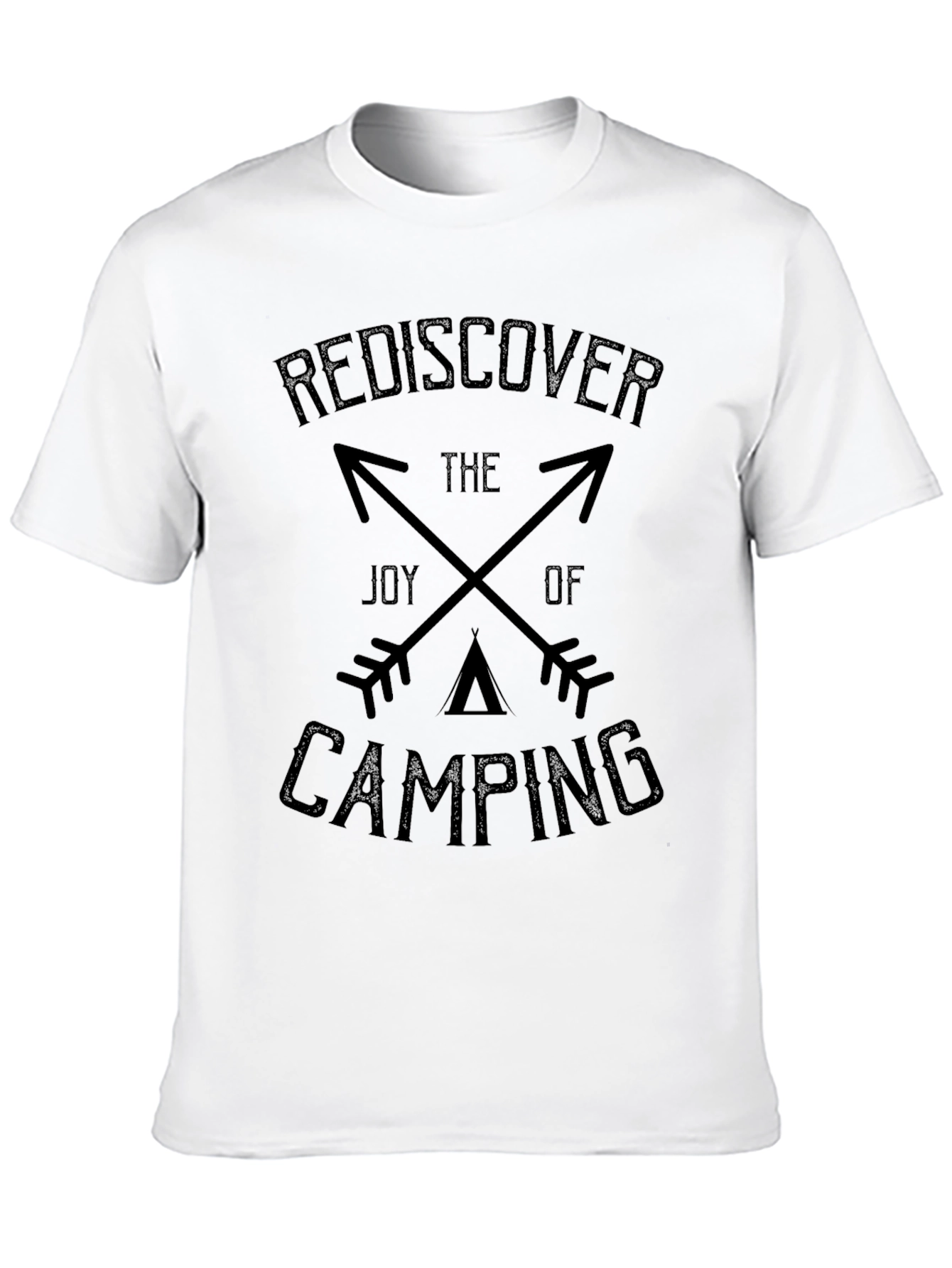 Rediscover Camping Graphic Tee - Black