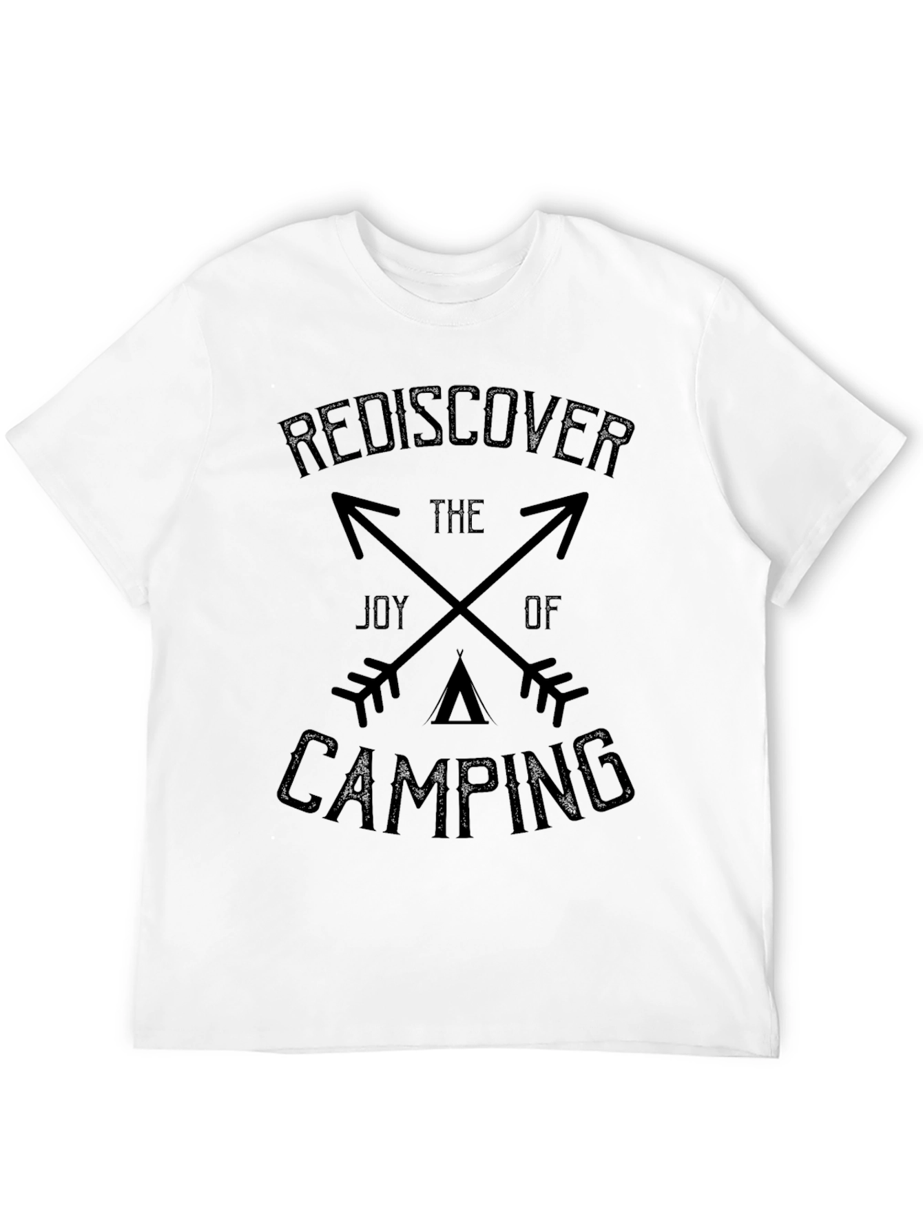 Rediscover Camping Graphic Tee - Black