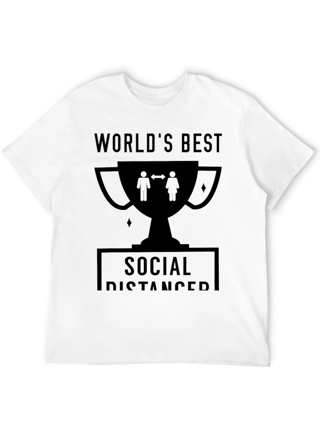 Worlds Best Social Distancer Graphic Tee