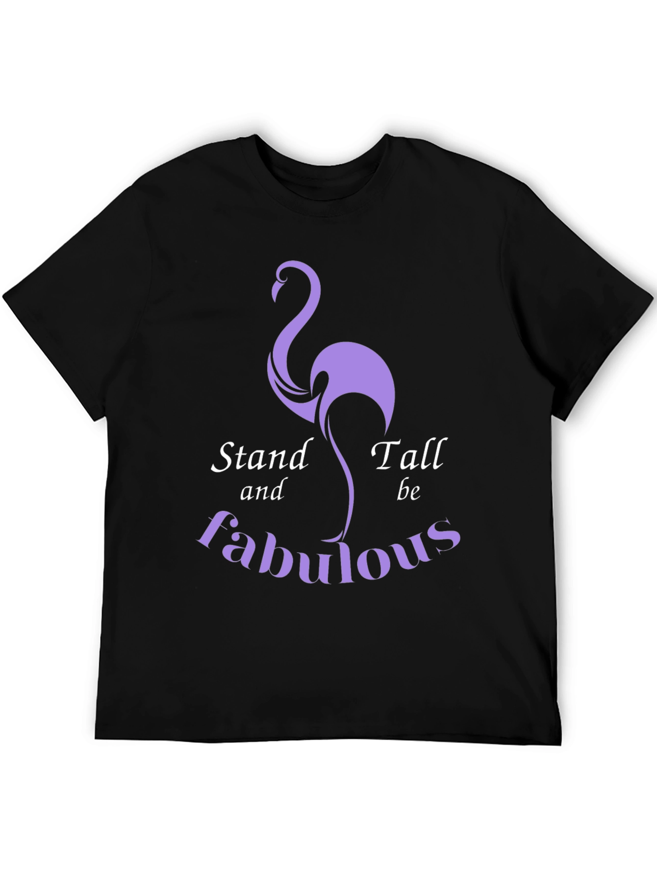 Stand Tall Fabulous Flamingo Graphic Tee