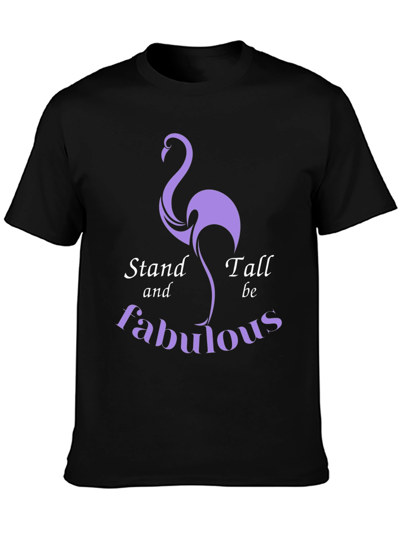 Stand Tall Fabulous Flamingo Graphic Tee