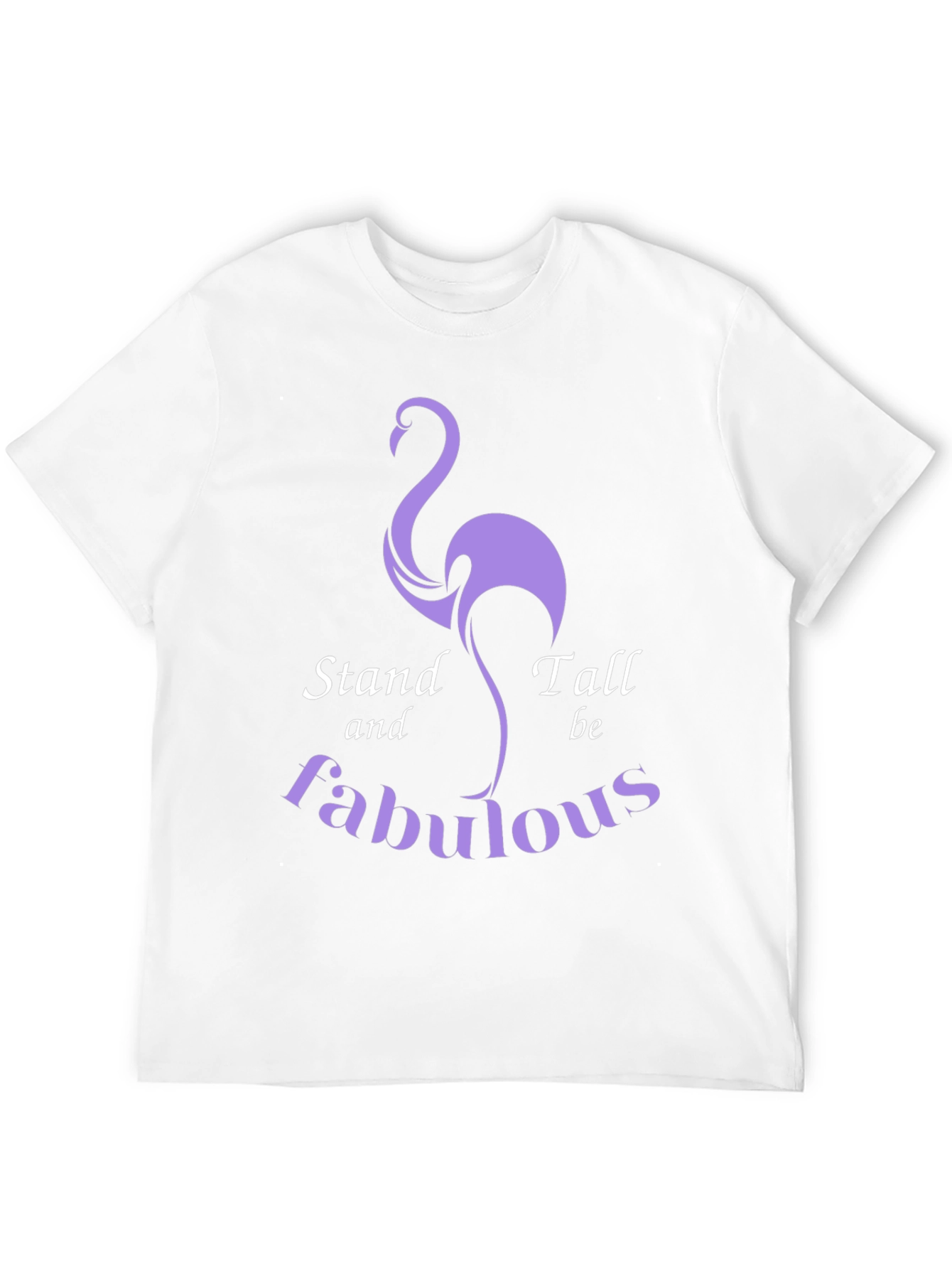 Stand Tall Fabulous Flamingo Graphic Tee
