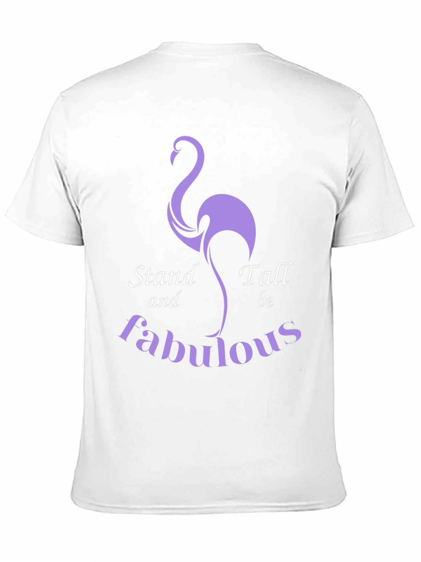 Stand Tall Fabulous Flamingo Graphic Tee