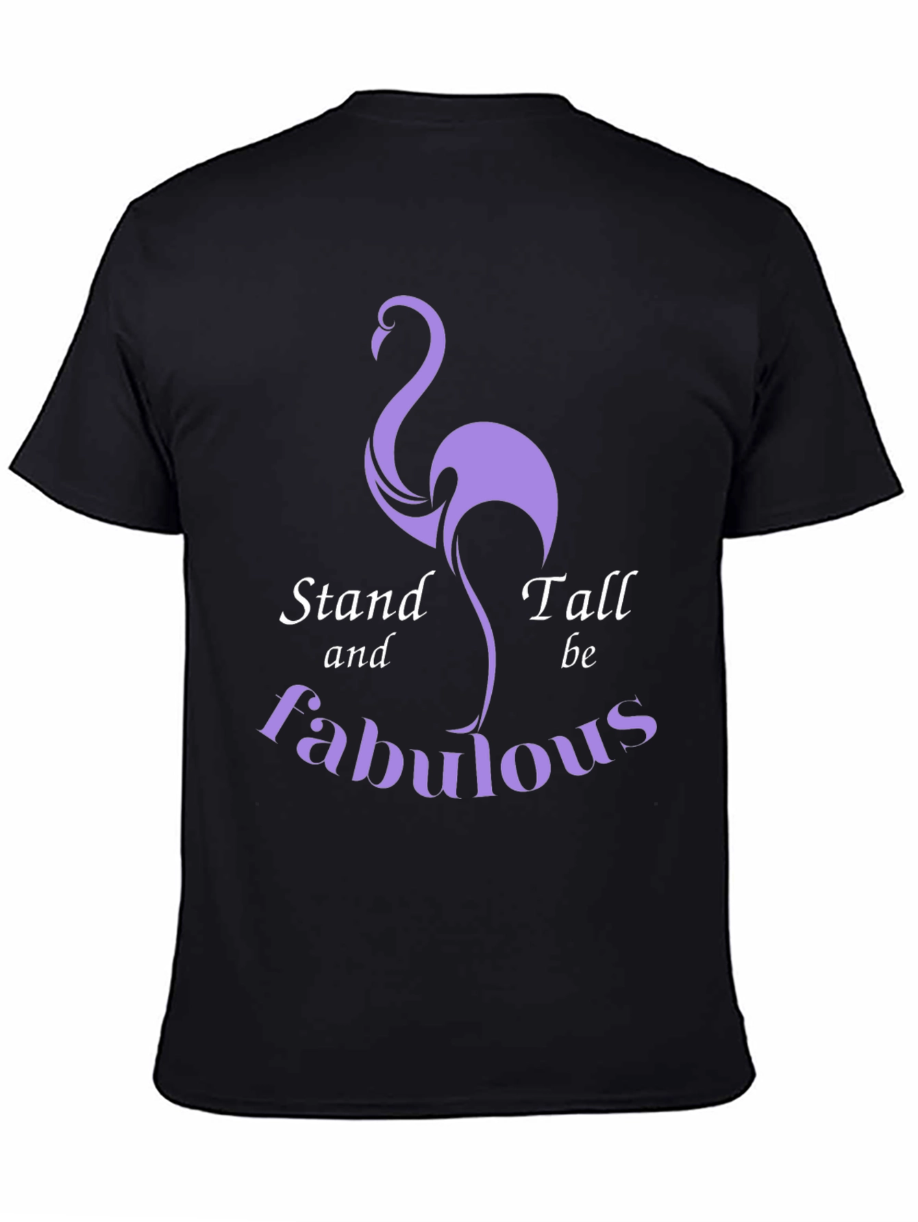 Stand Tall Fabulous Flamingo Graphic Tee