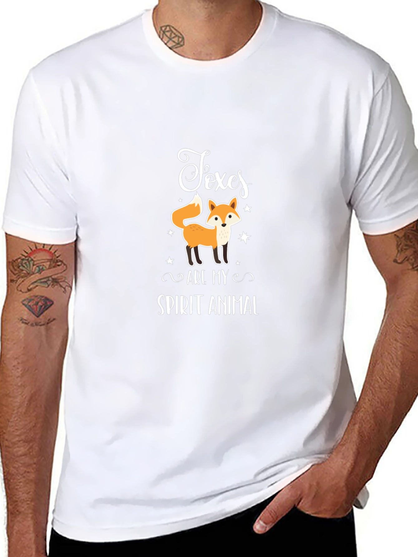 Foxes Are My Spirit Animal Graphic T-Shirt