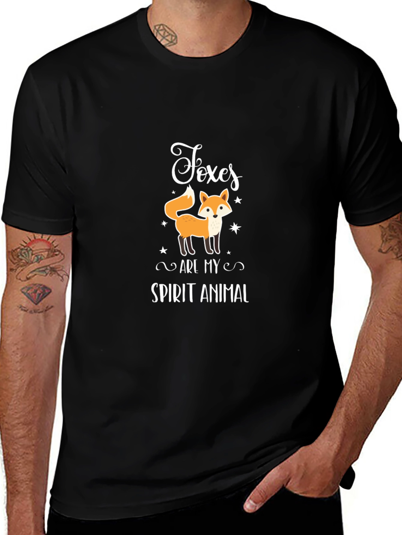 Foxes Are My Spirit Animal Graphic T-Shirt