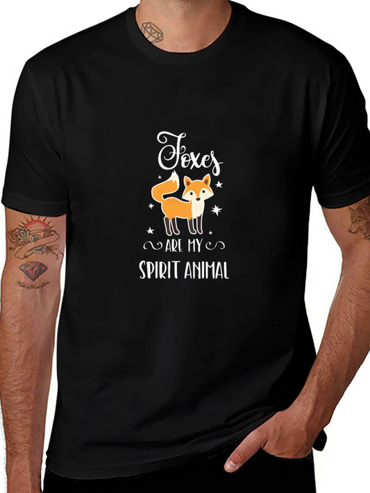 Foxes Are My Spirit Animal Graphic T-Shirt