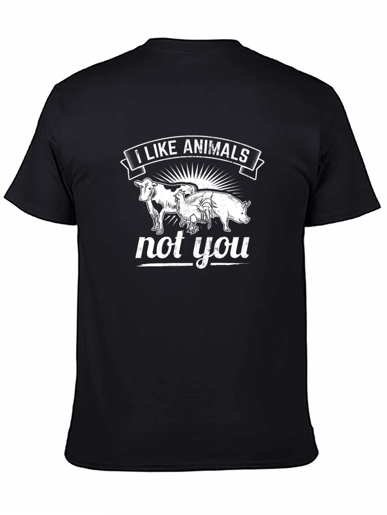 I Like Animals Not You T-Shirt