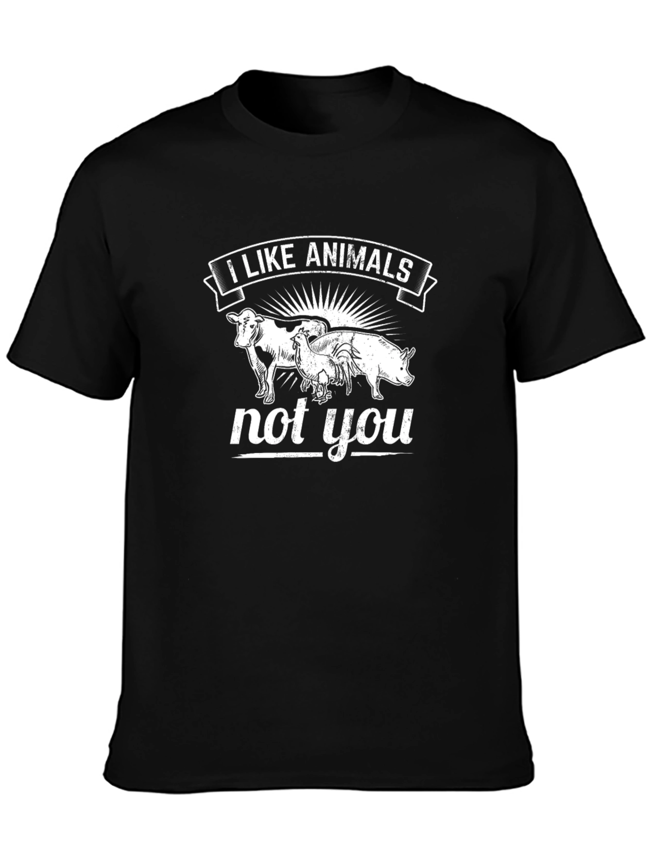 I Like Animals Not You T-Shirt