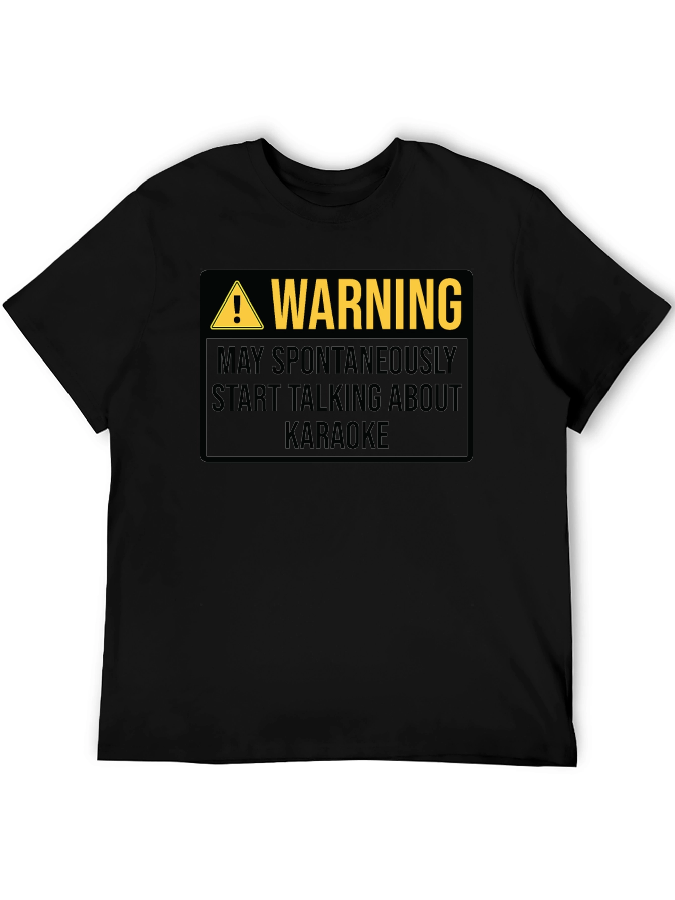 Warning Karaoke T-Shirt