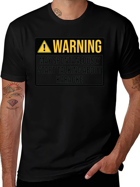 Warning Karaoke T-Shirt