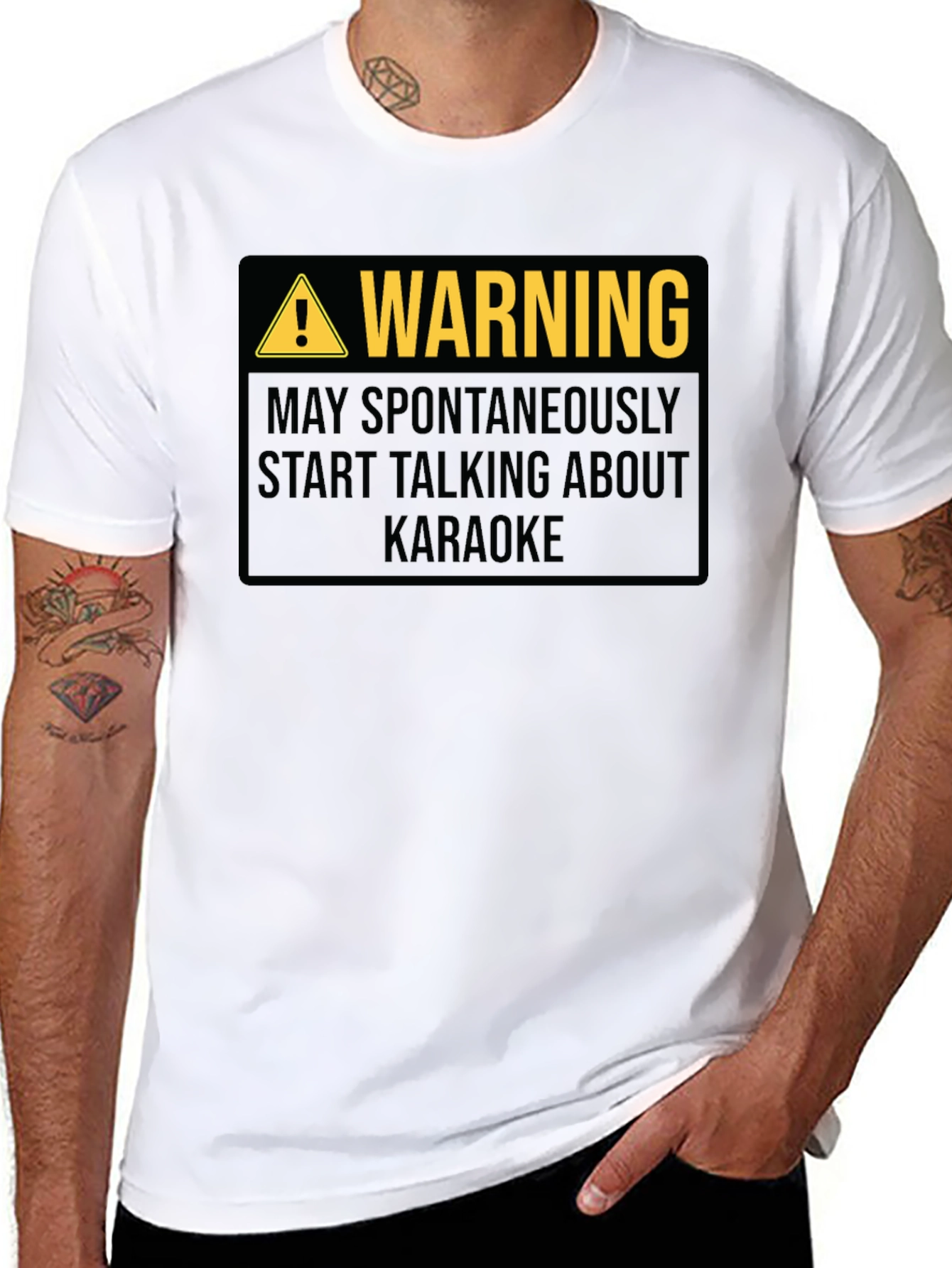 Warning Karaoke T-Shirt