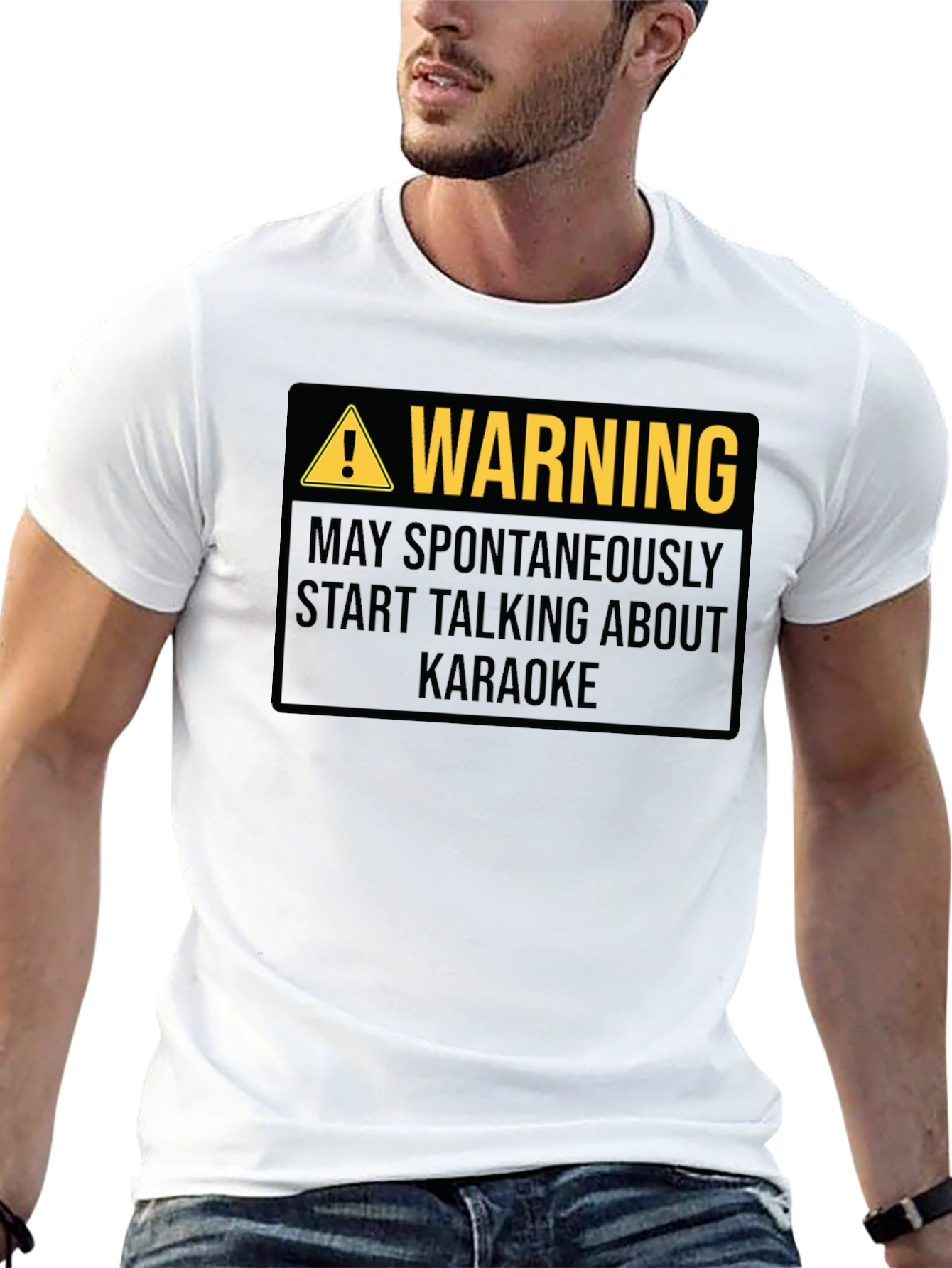 Warning Karaoke T-Shirt