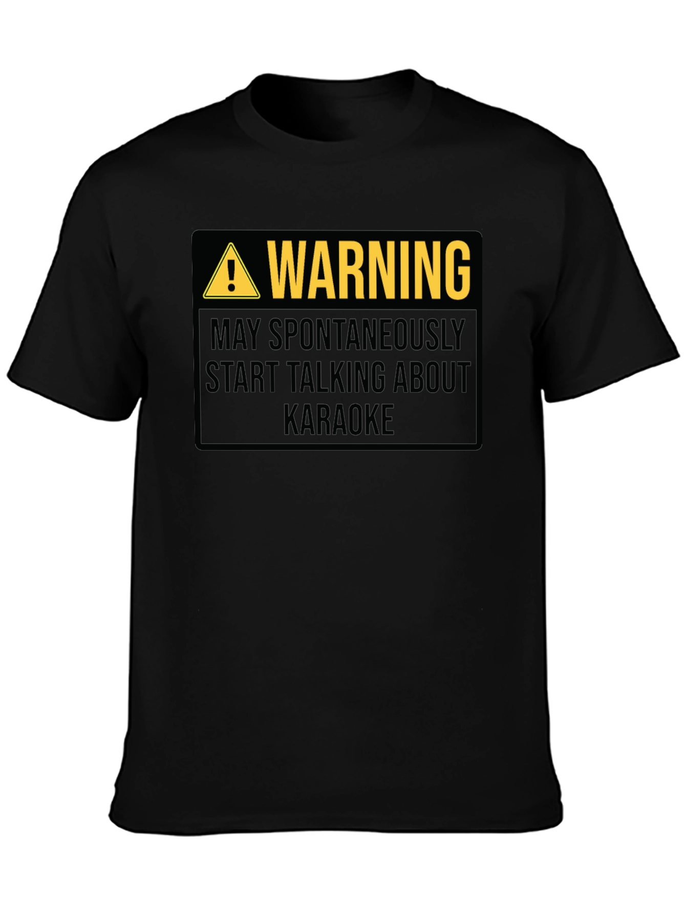 Warning Karaoke T-Shirt