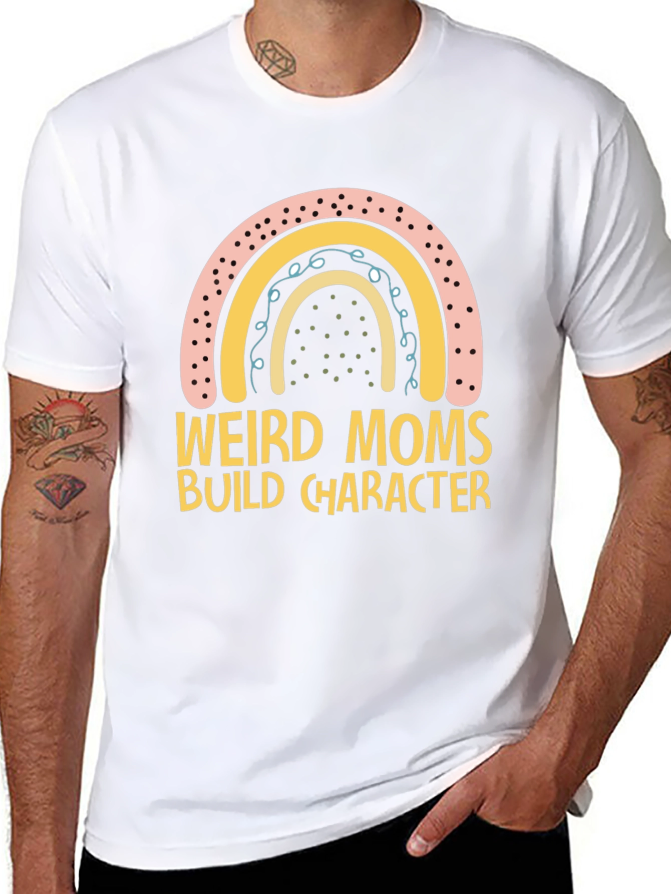 Weird Moms Build Character T-Shirt