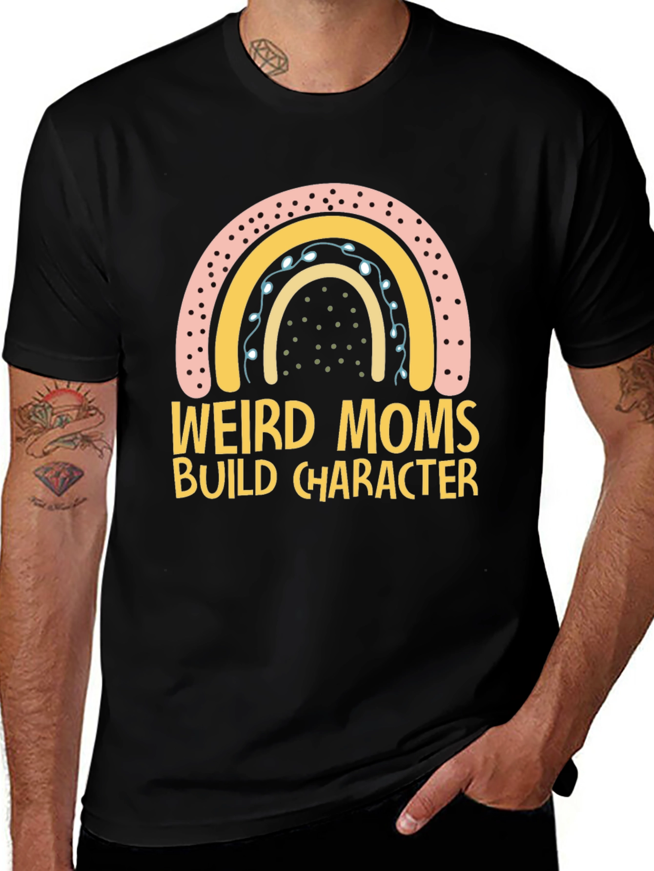 Weird Moms Build Character T-Shirt