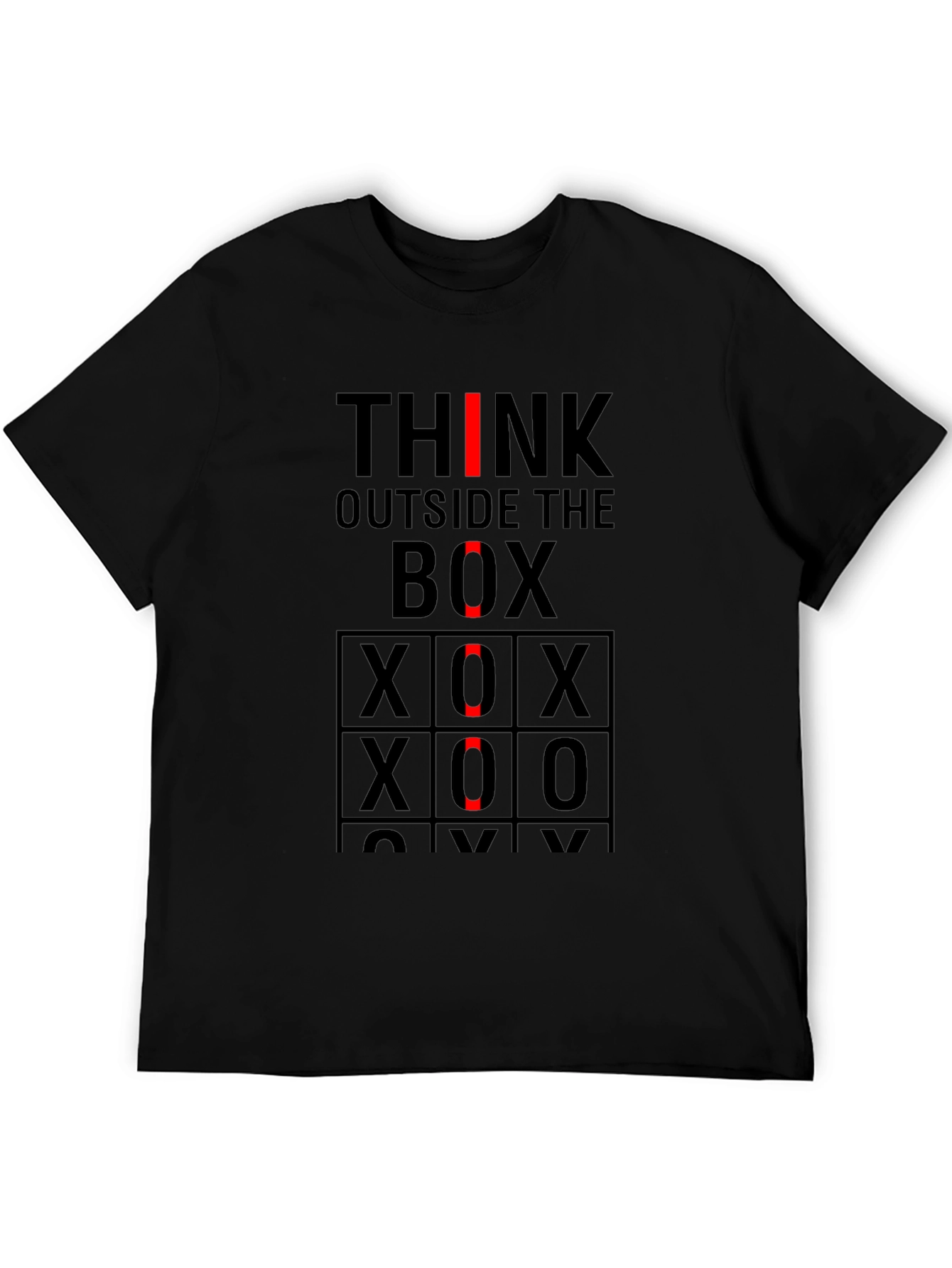 Think Outside the Box Graphic T-Shirt