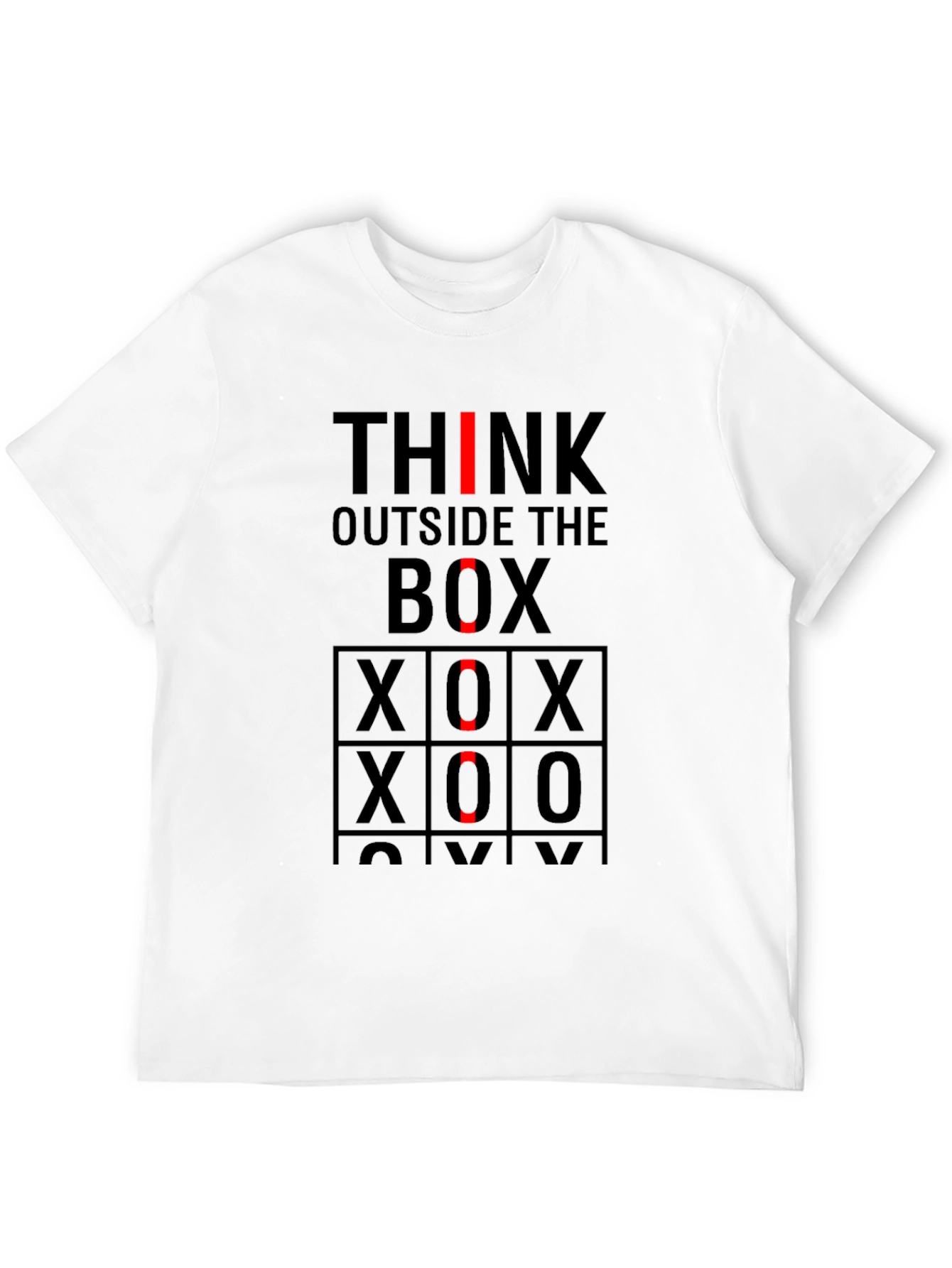 Think Outside the Box Graphic T-Shirt