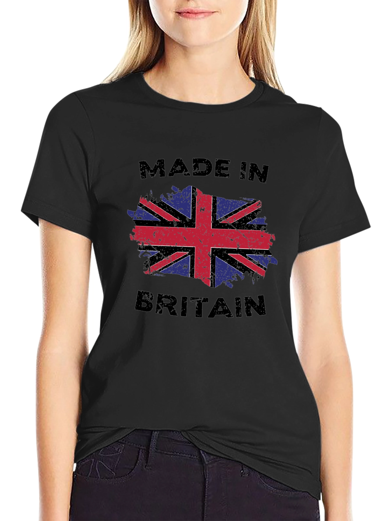 Made In Britain UK Flag Graphic T-Shirt