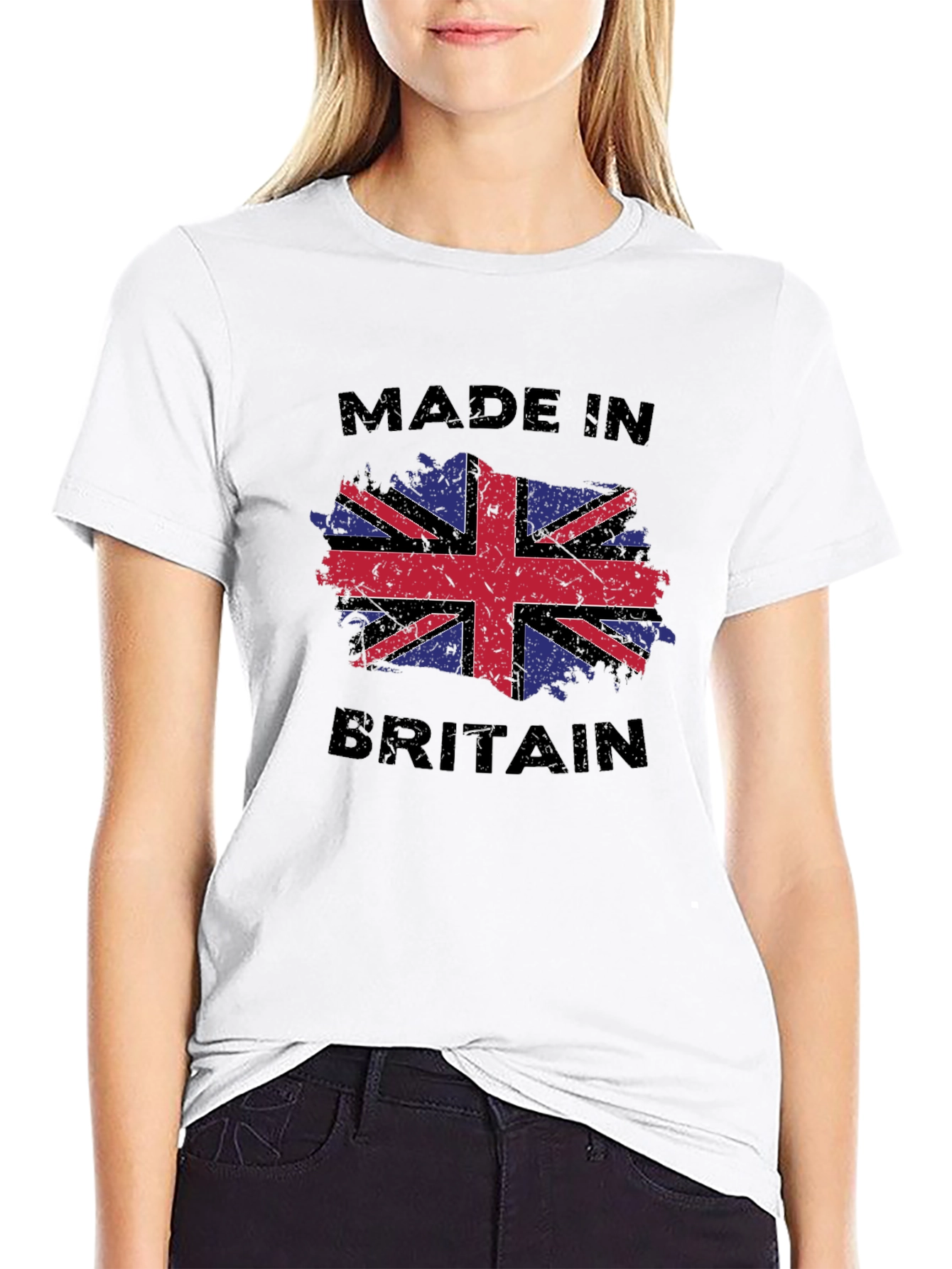Made In Britain UK Flag Graphic T-Shirt