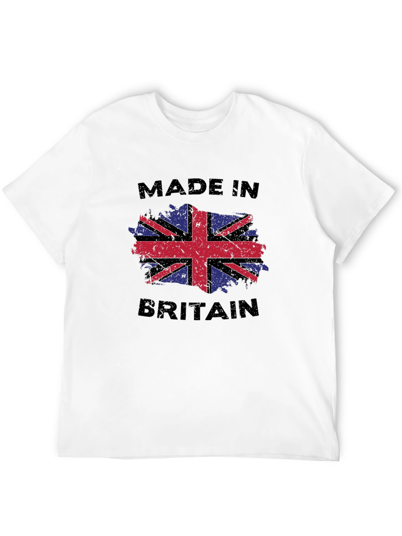 Made In Britain UK Flag Graphic T-Shirt