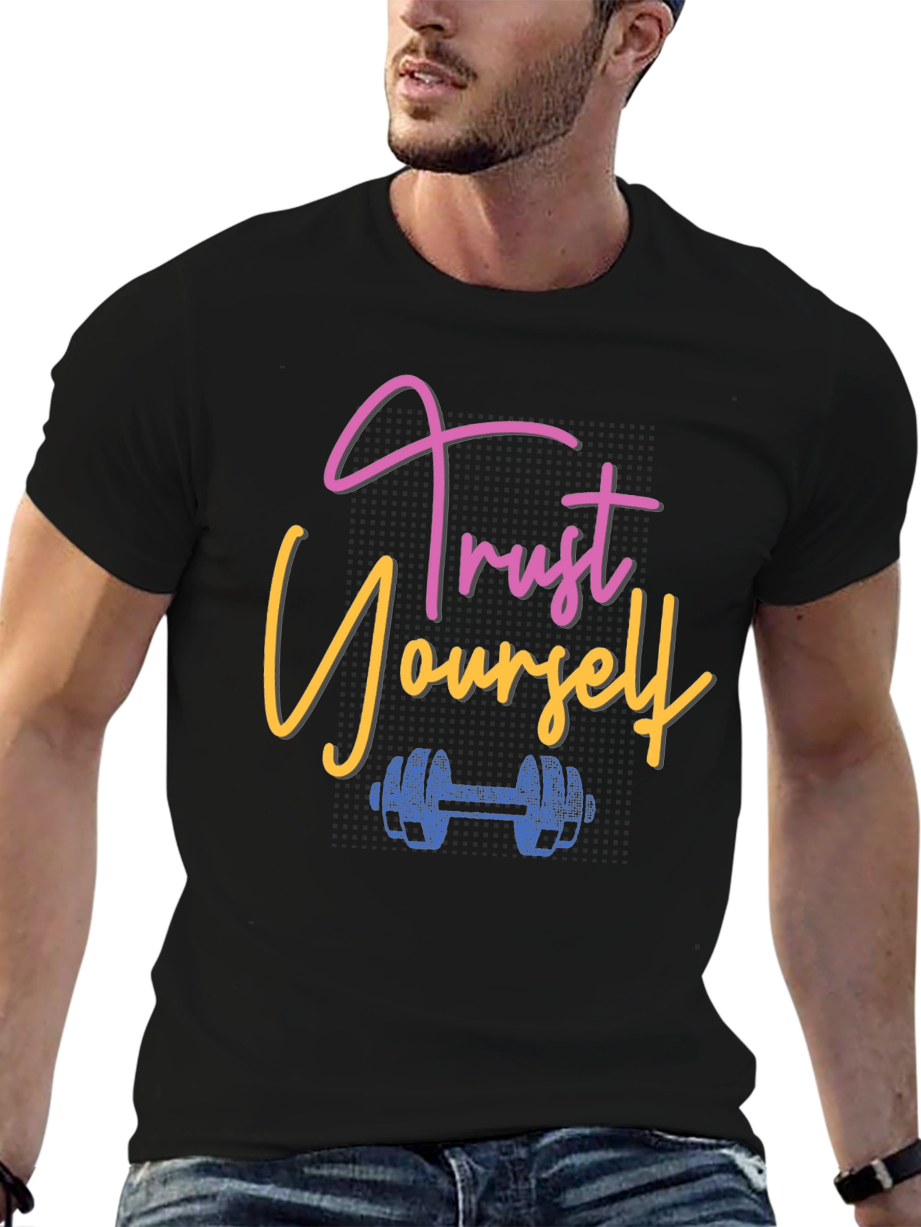 Trust Yourself Fitness Graphic T-Shirt
