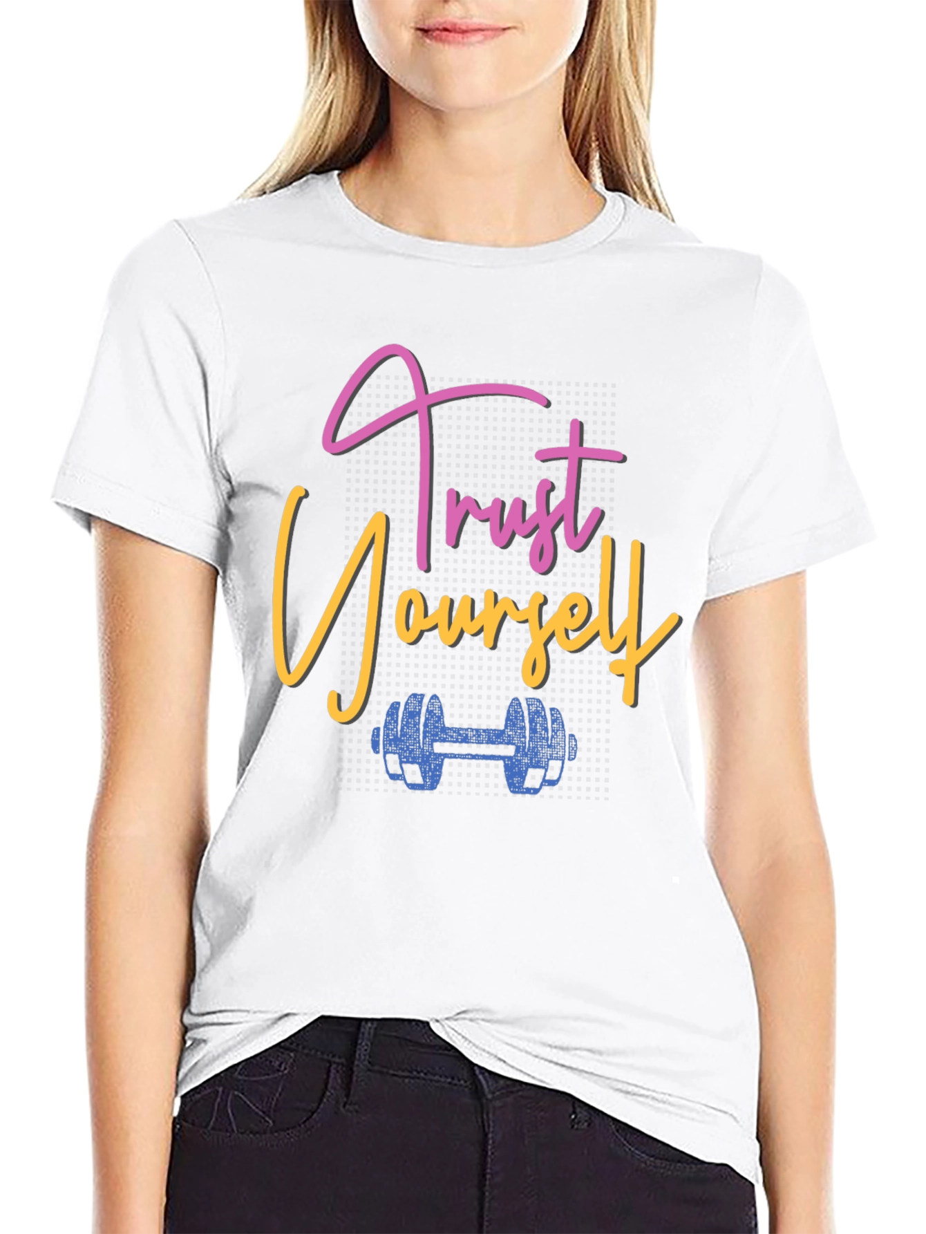 Trust Yourself Fitness Graphic T-Shirt