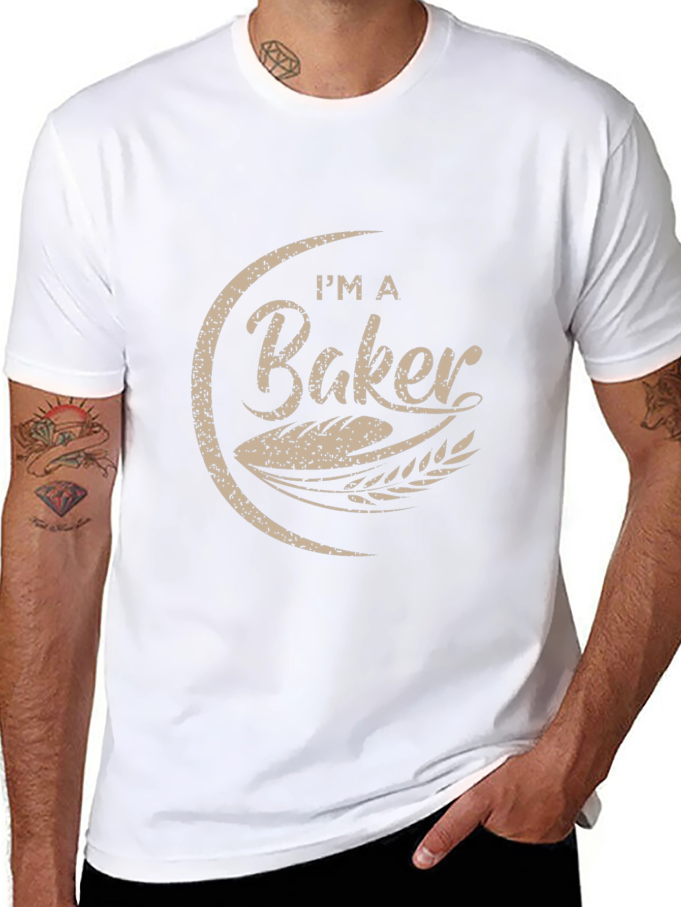 Im a Baker T-Shirt: Classic Crew Neck Stylish Design
