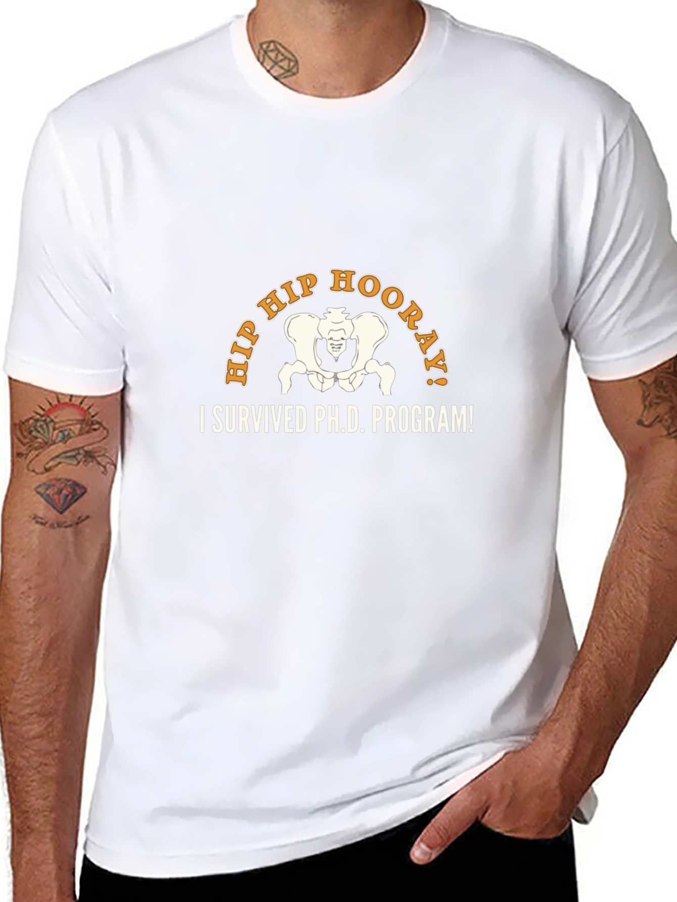 Hip Hip Hooray! I Survived Ph.D. Program T-Shirt
